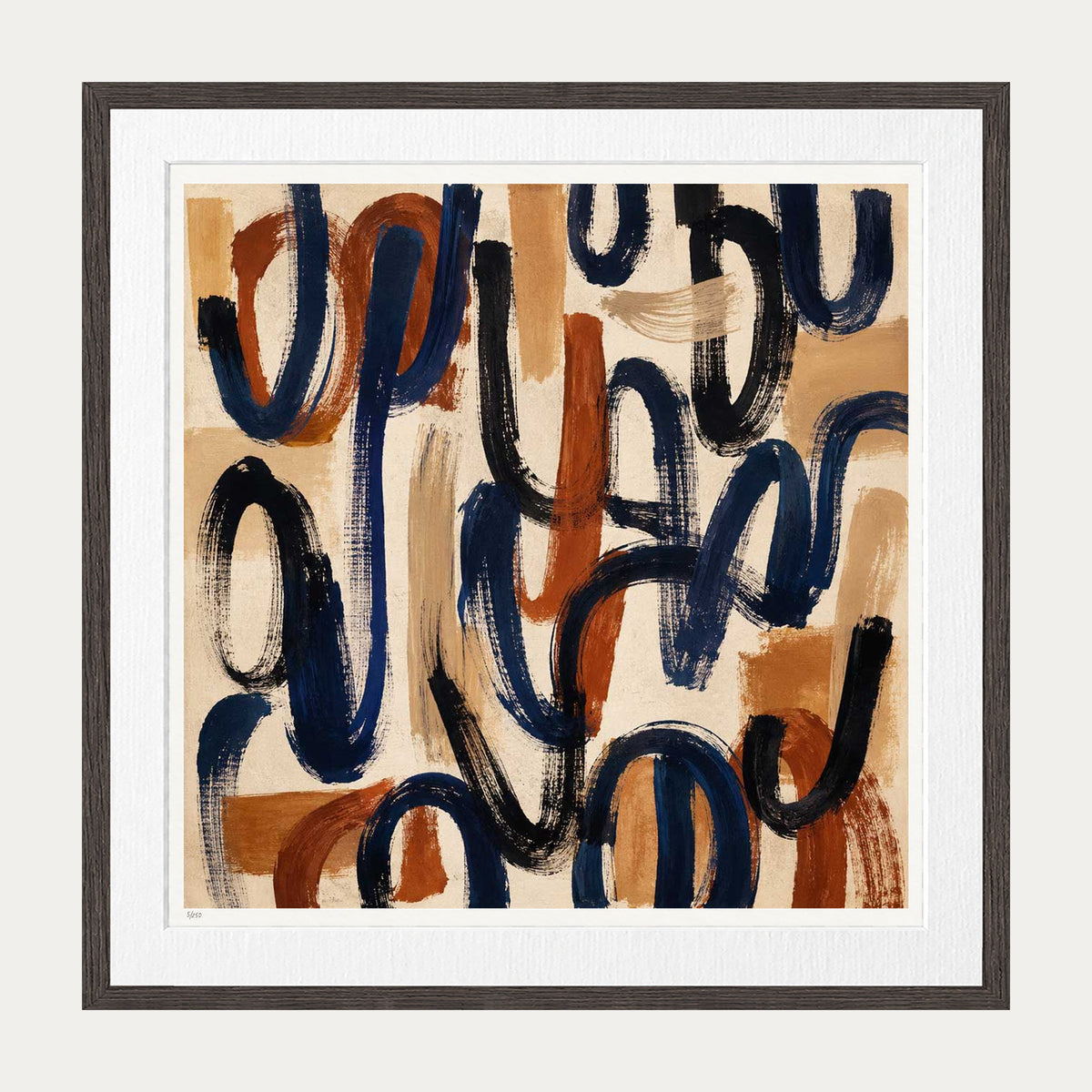 Rhythm 1 | Limited Edition Print — Brown Frame