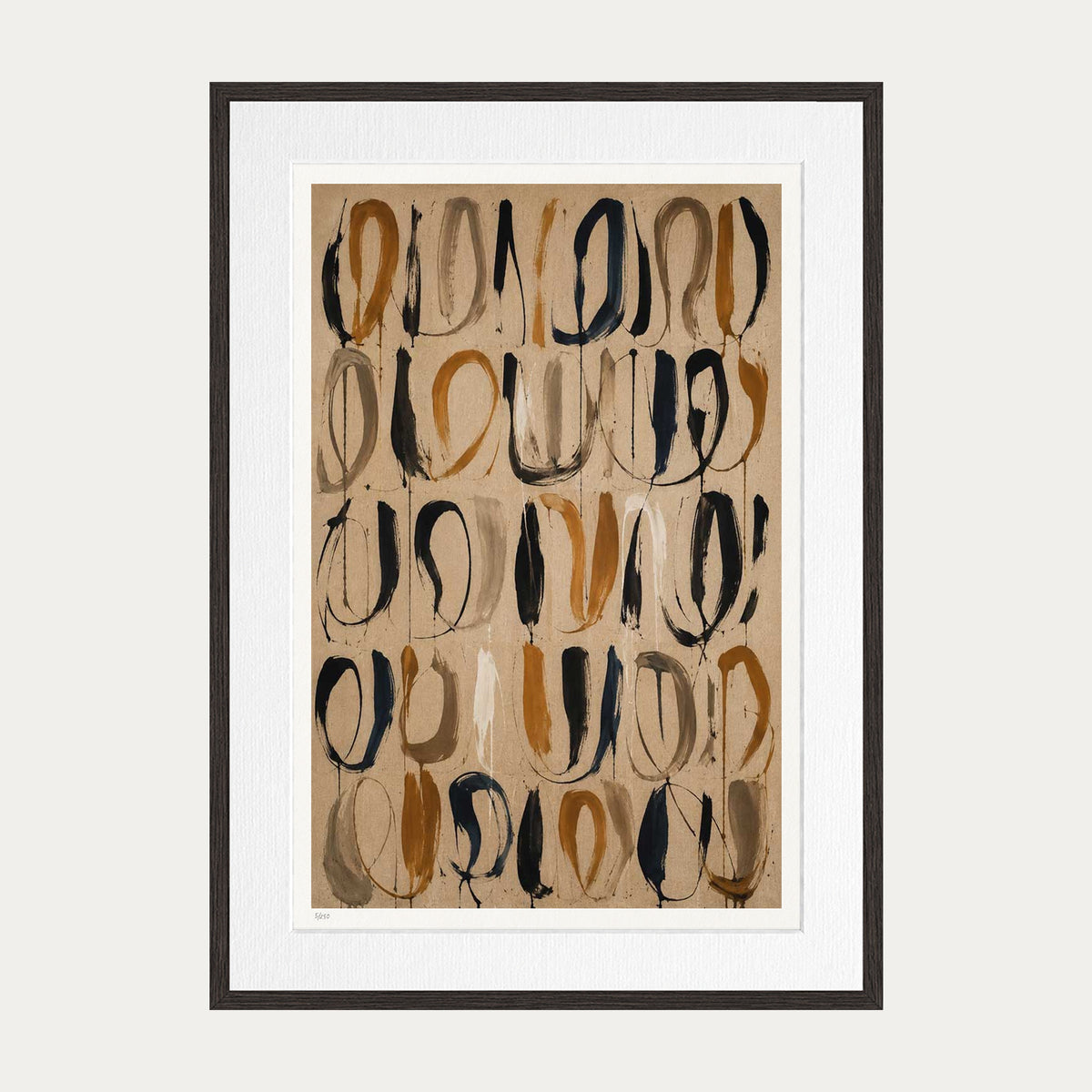 Rhythm 3 | Limited Edition Print — Brown Frame