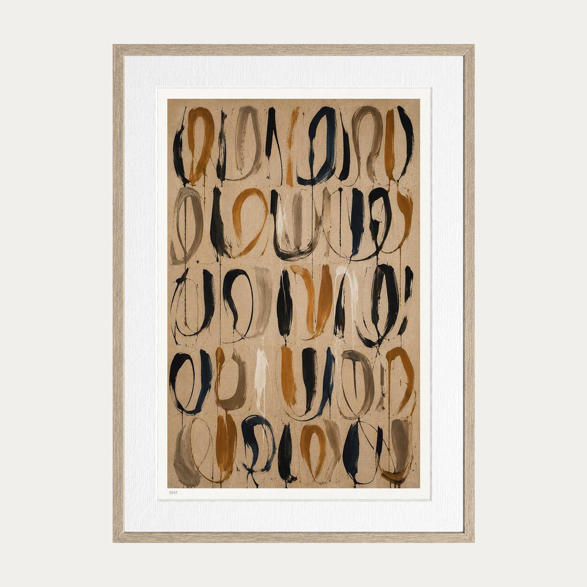 Rhythm 3 | Limited Edition Print — Oak Frame