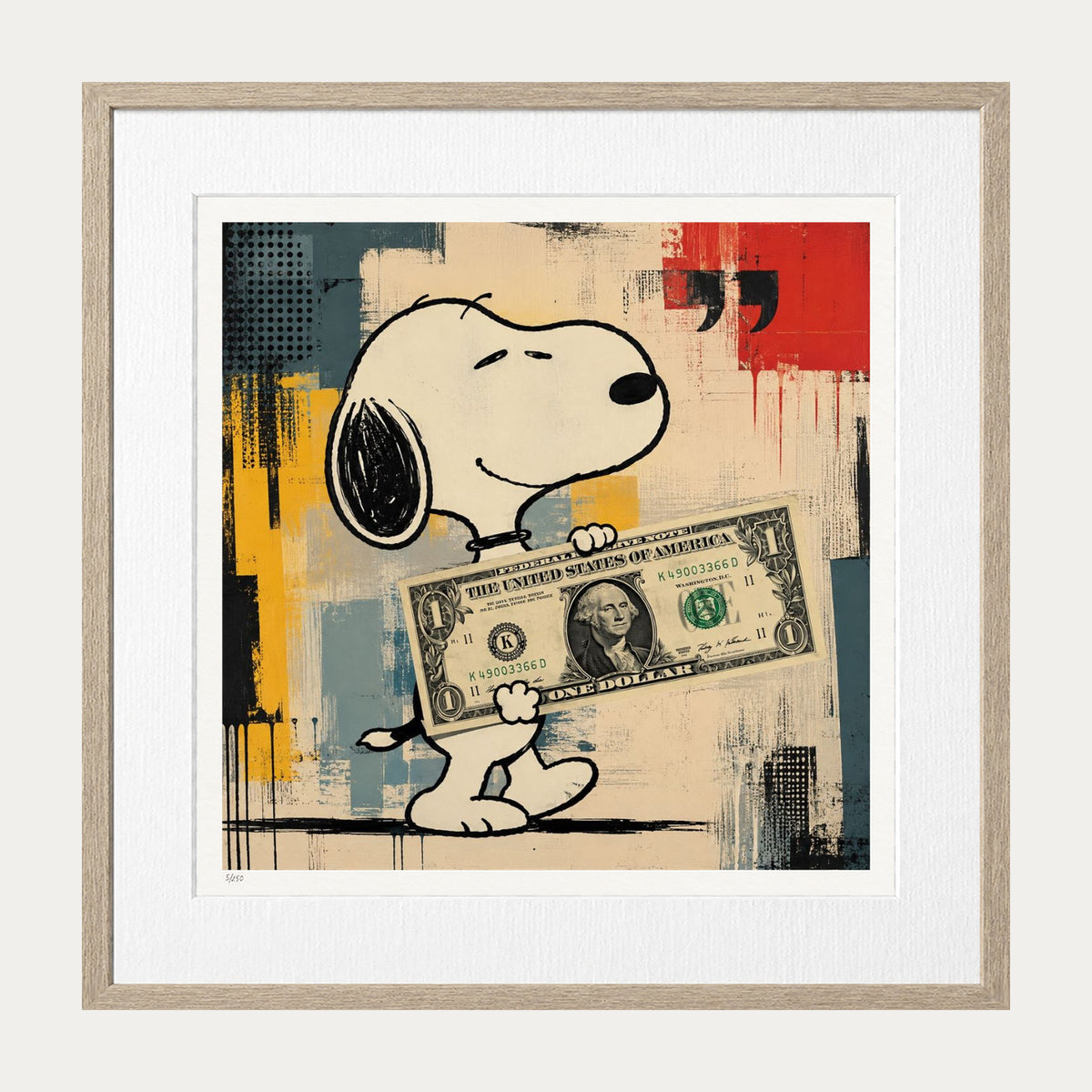 Rich Snoop | Limited Edition Print — Oak Frame