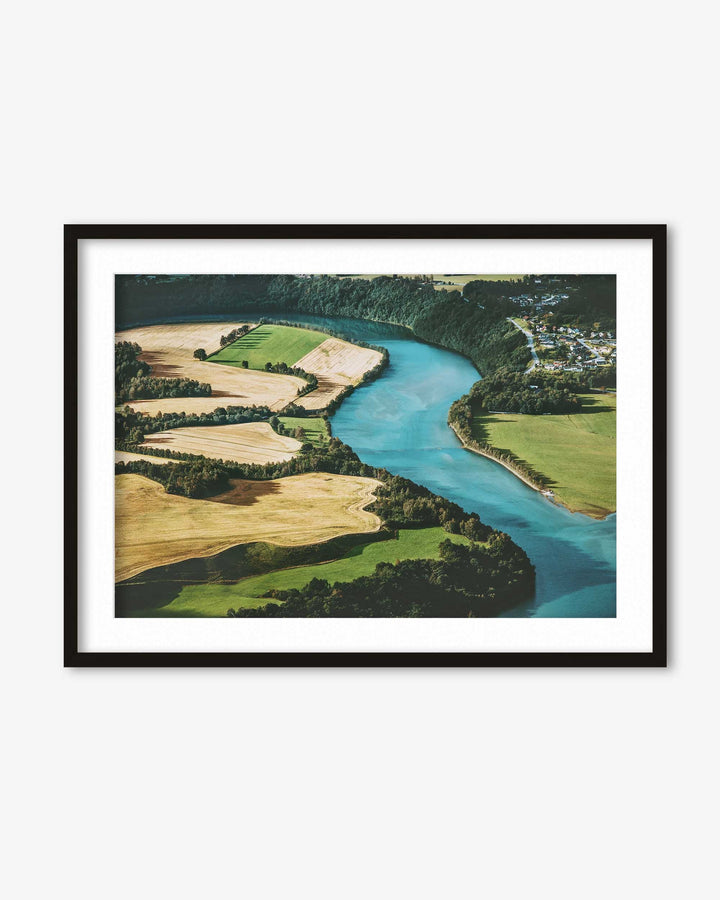 River Flow Wall Art Print