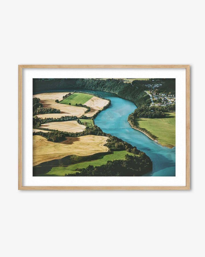 River Flow Wall Art Print