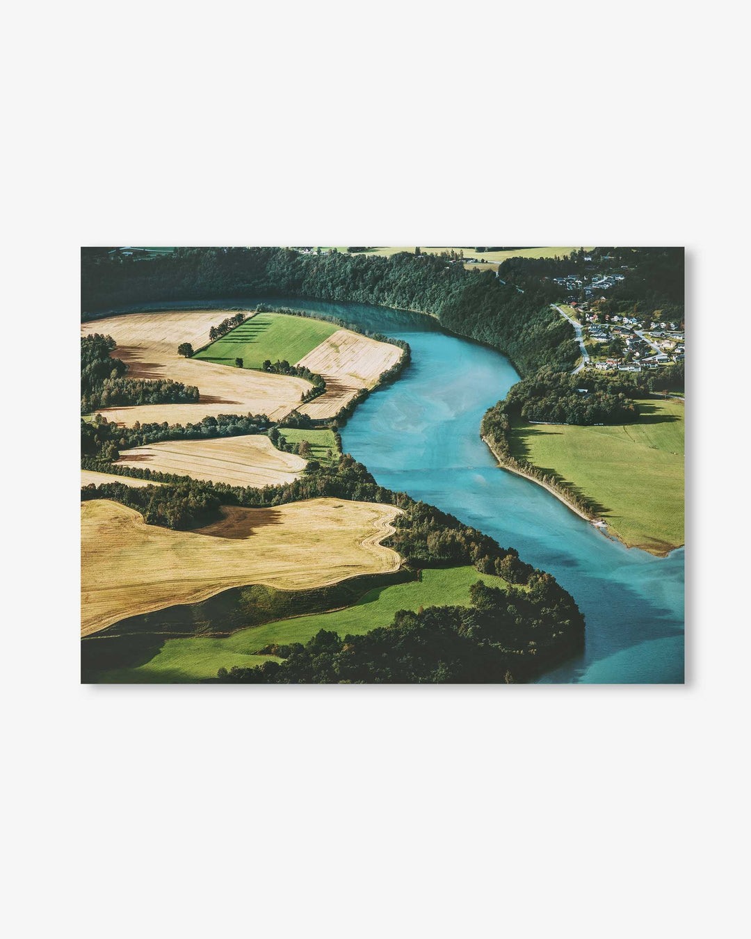 River Flow Wall Art Print