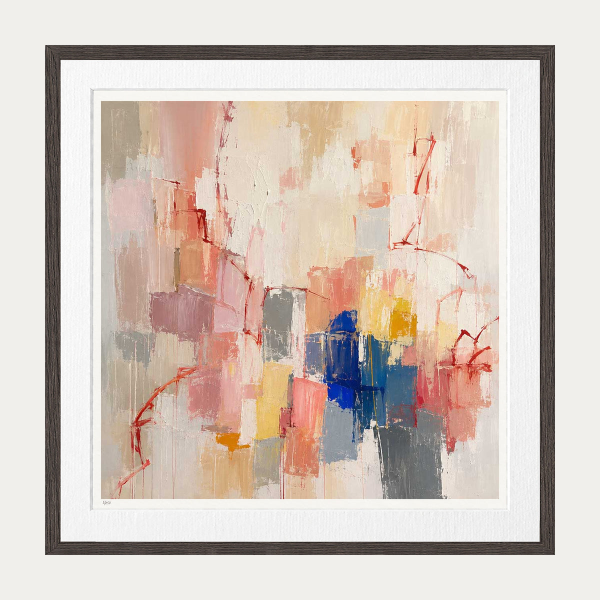 Roll The Dice | Limited Edition Print — Brown Frame