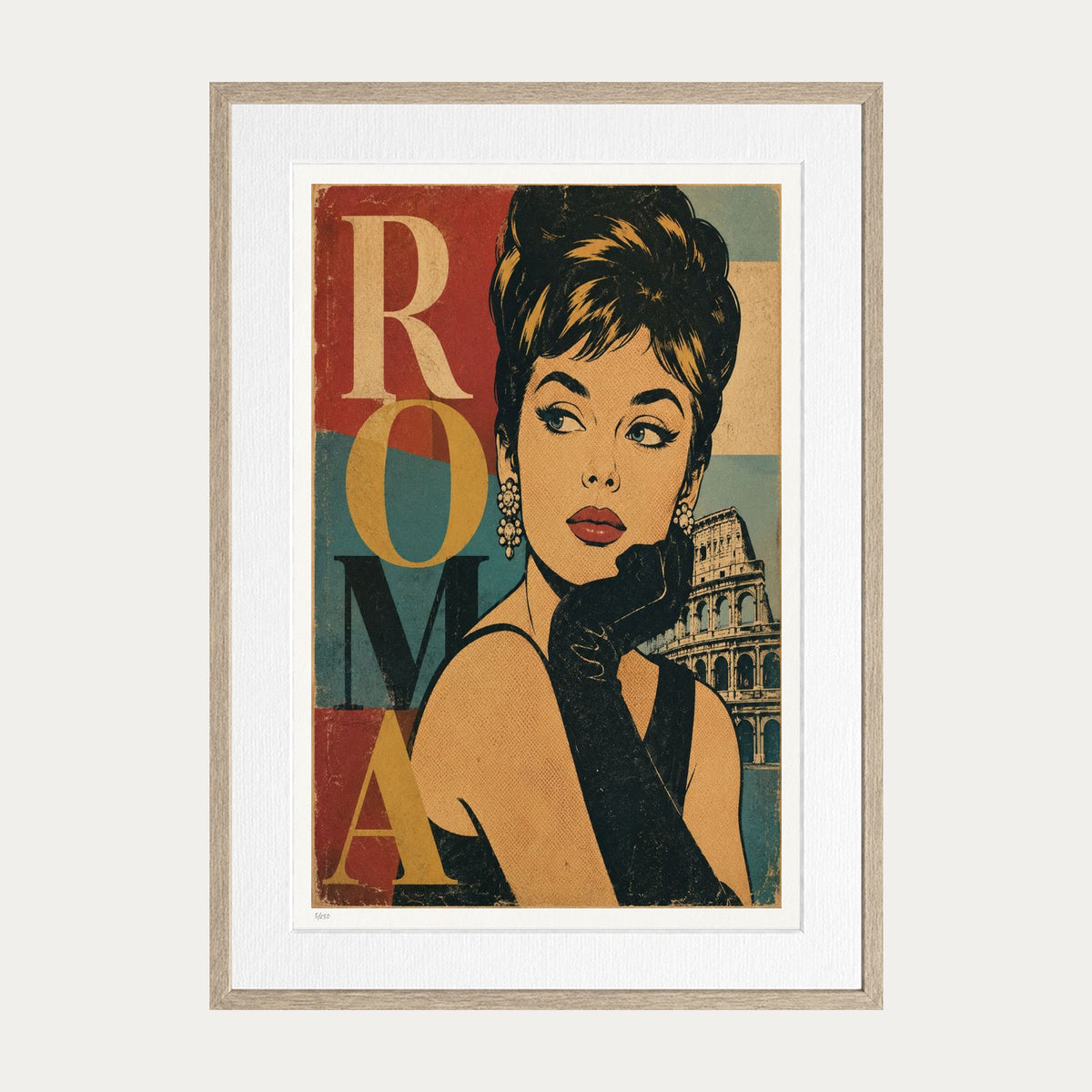 Roma | Limited Edition Print — Oak Frame