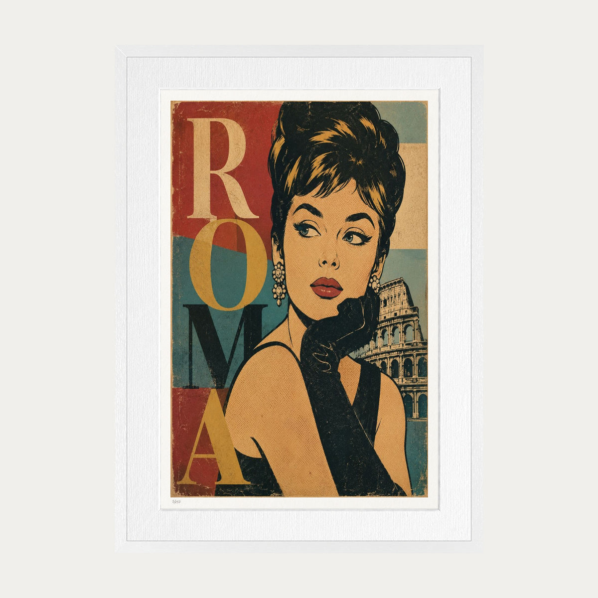 Roma | Limited Edition Print — White Frame