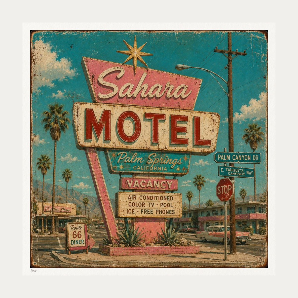 Sahara Motel | Limited Edition Print — Print Only