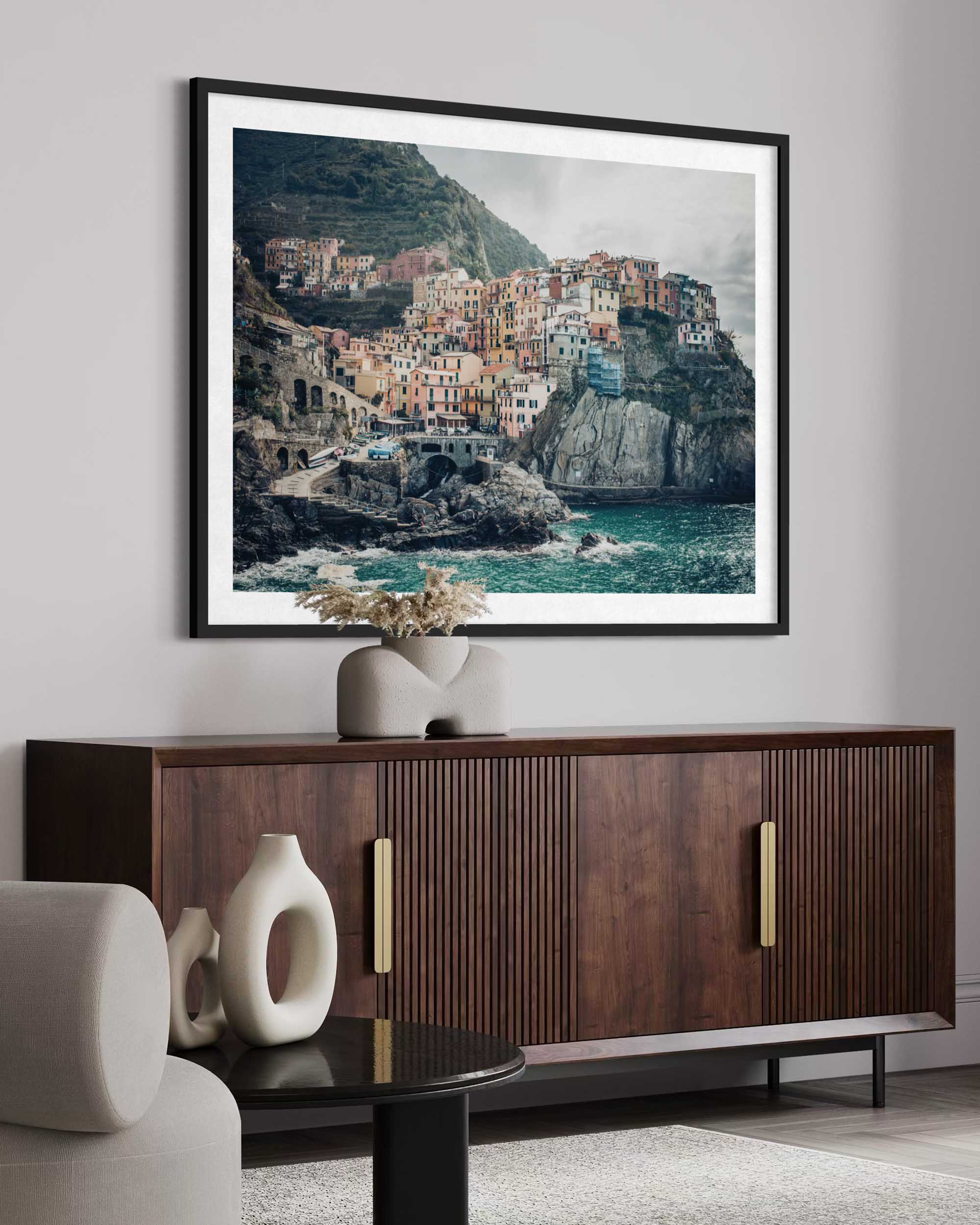Coastal Town Art Print