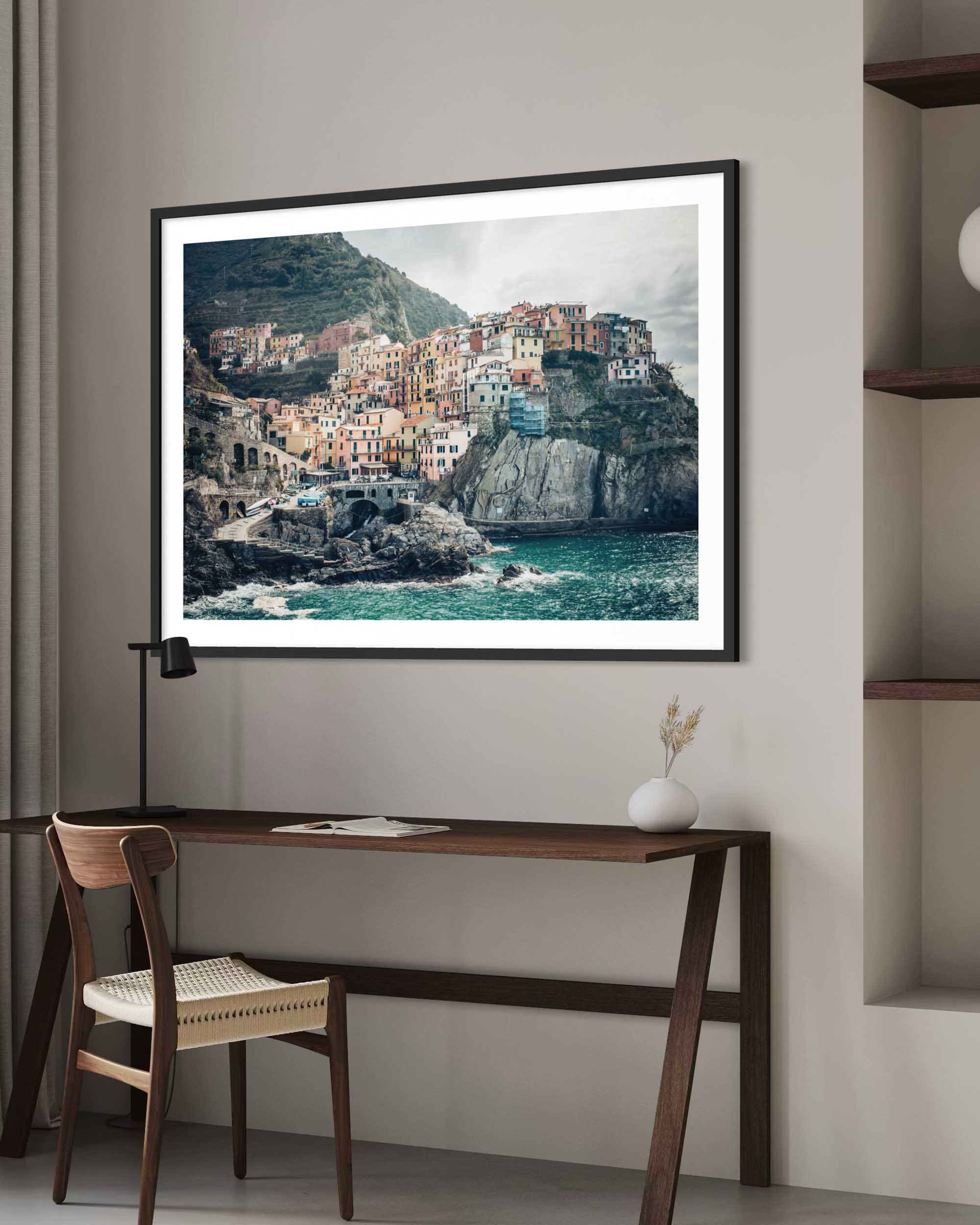 Coastal Town Art Print