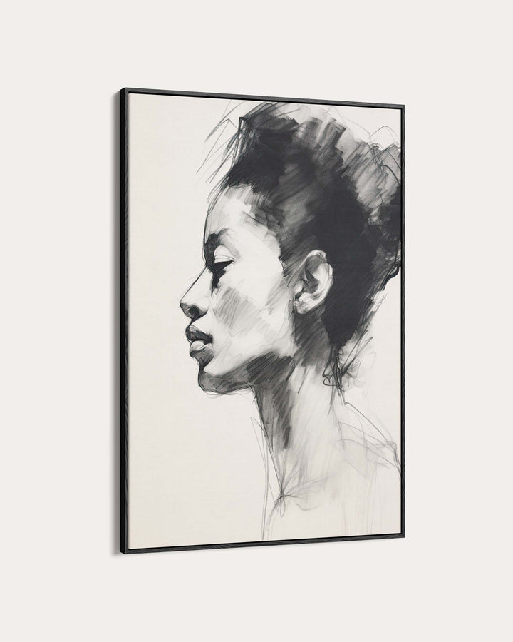 Lucille Pencil Drawing Art Print