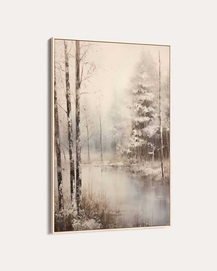 Snowy Forest Wall Art