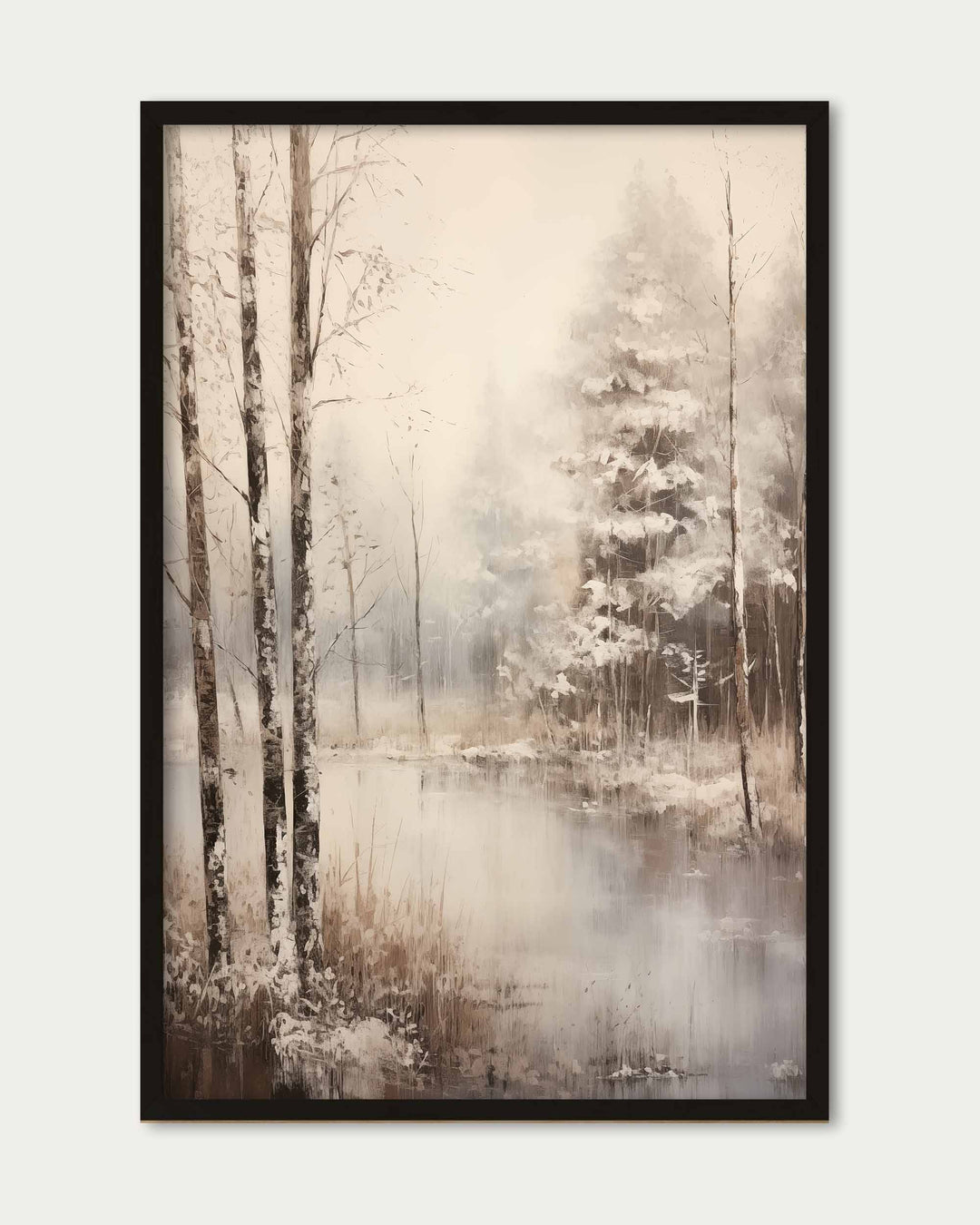 Snowy Forest Wall Art