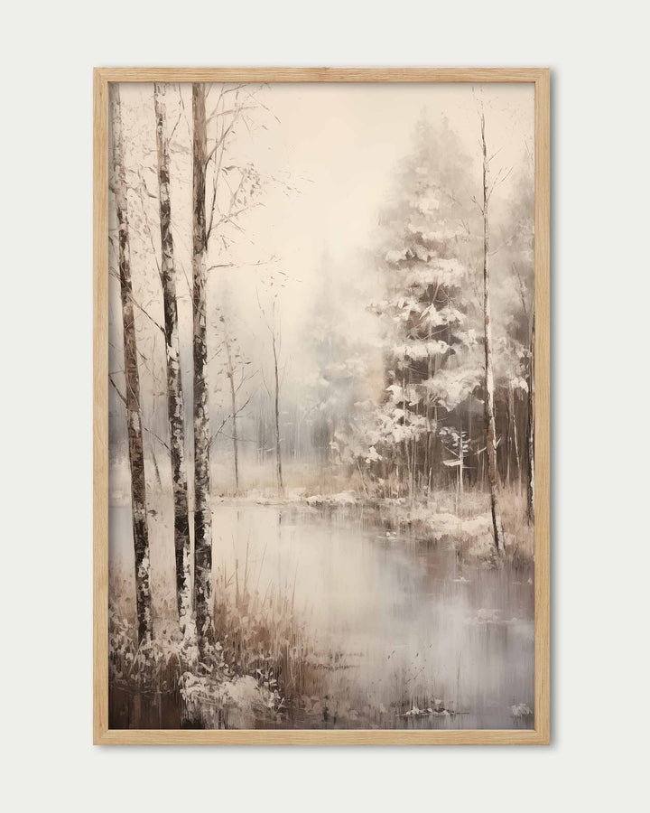 Snowy Forest Wall Art