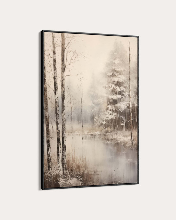 Snowy Forest Wall Art