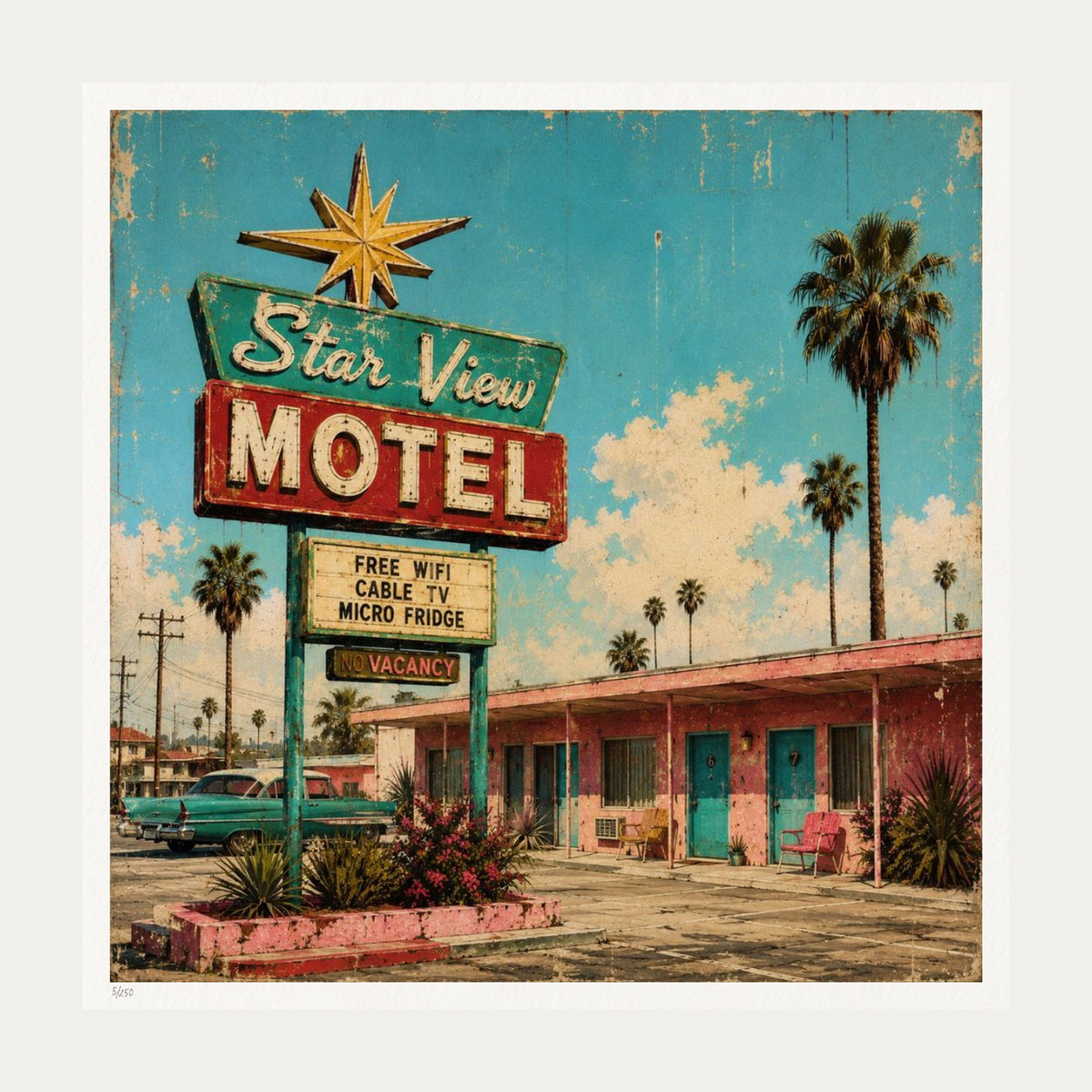 Star View Motel 2 | Limited Edition Print — Print Only