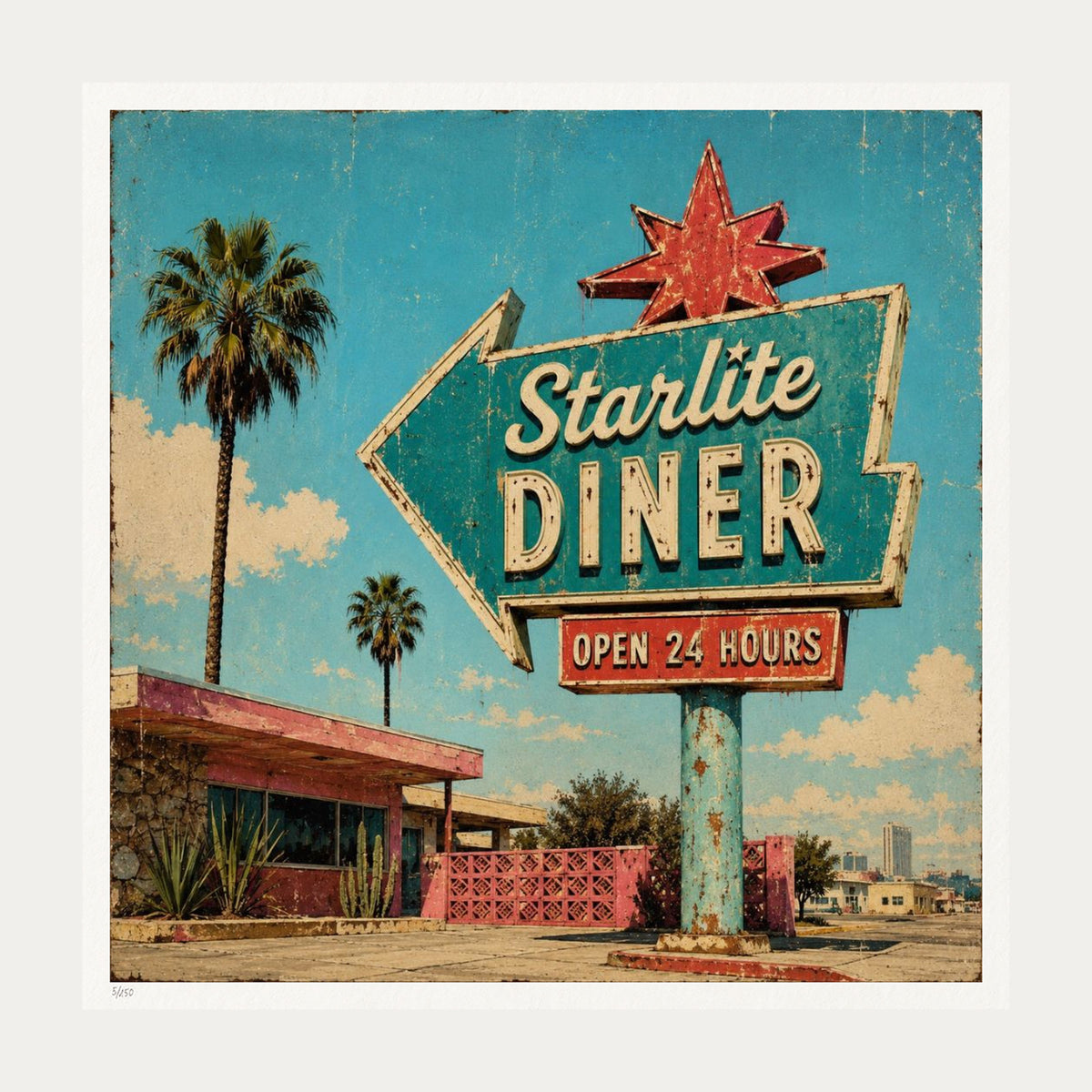 Starlite Diner | Limited Edition Print — Print Only