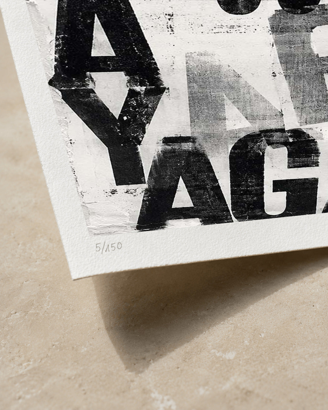 Stay Curious | Limited Edition Print — Close-up