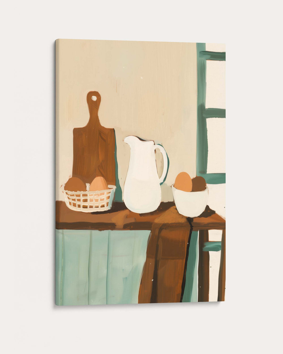 In The Kitchen Wall Art Print