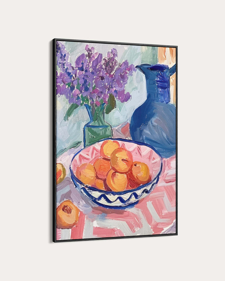 Peach Still Life Wall Art