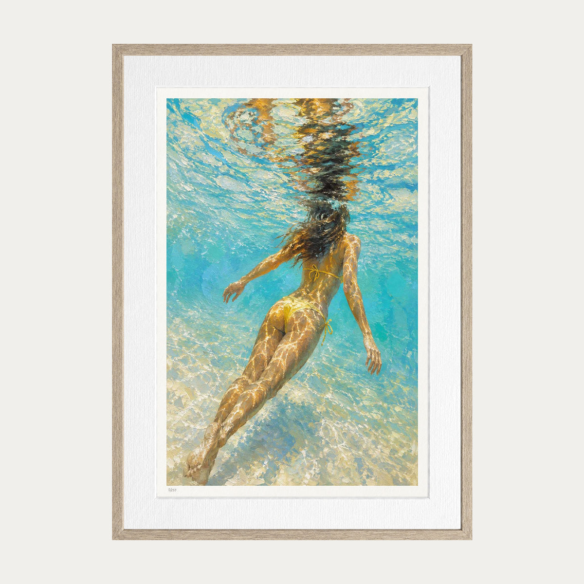 Summer Days | Limited Edition Print — Oak Frame
