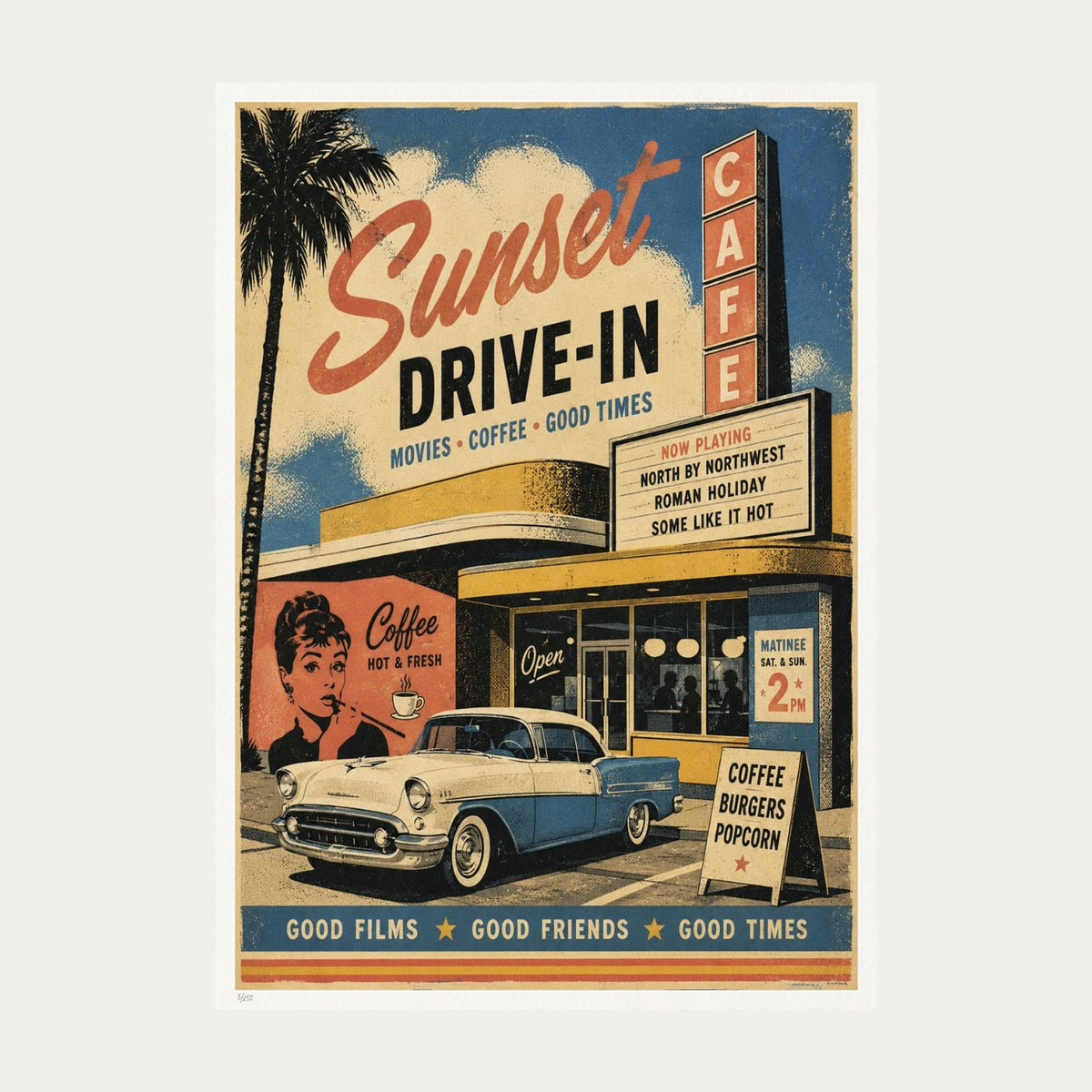 Sunset Drive In | Limited Edition Print — Print Only