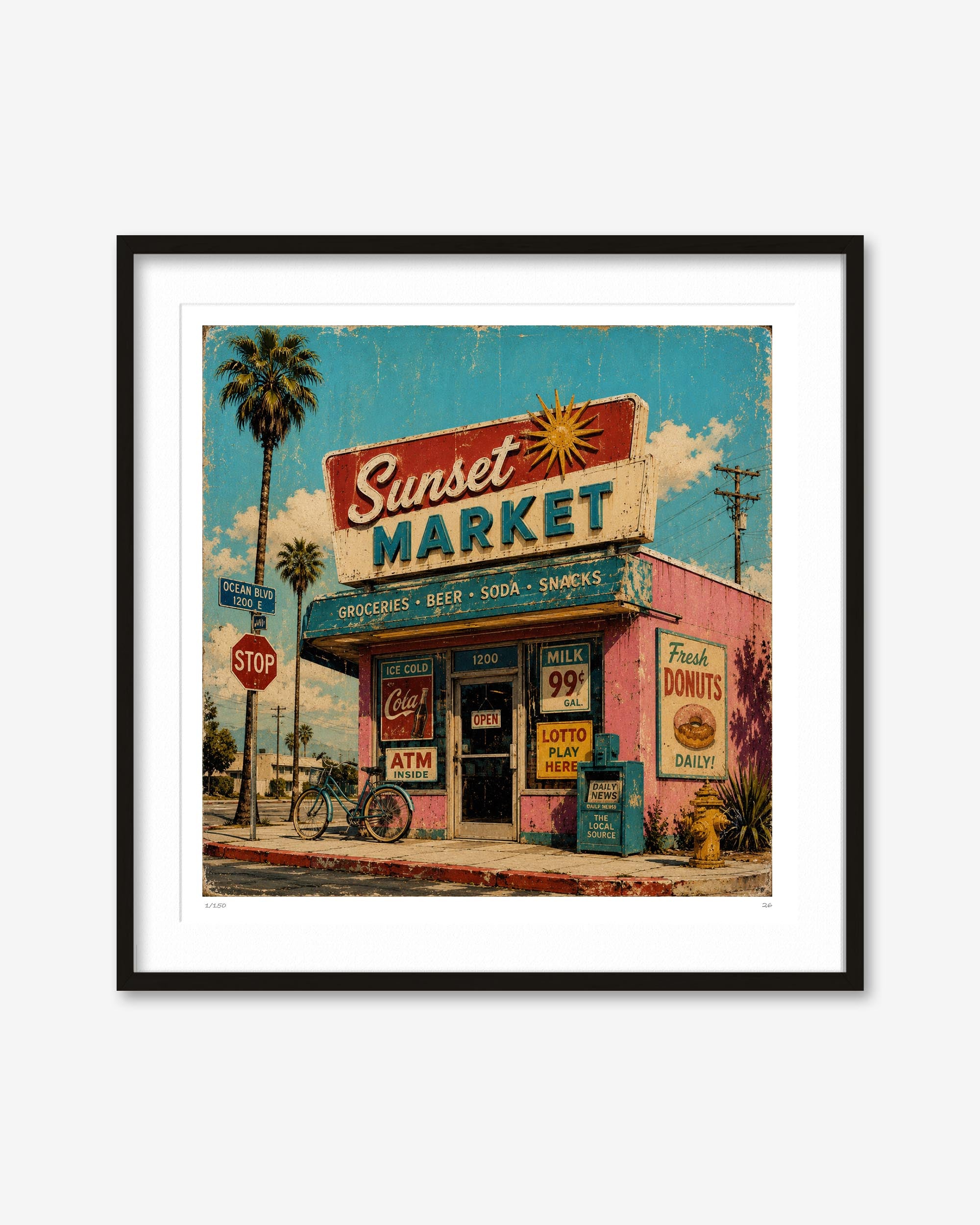 Sunset Market | Limited Edition Print