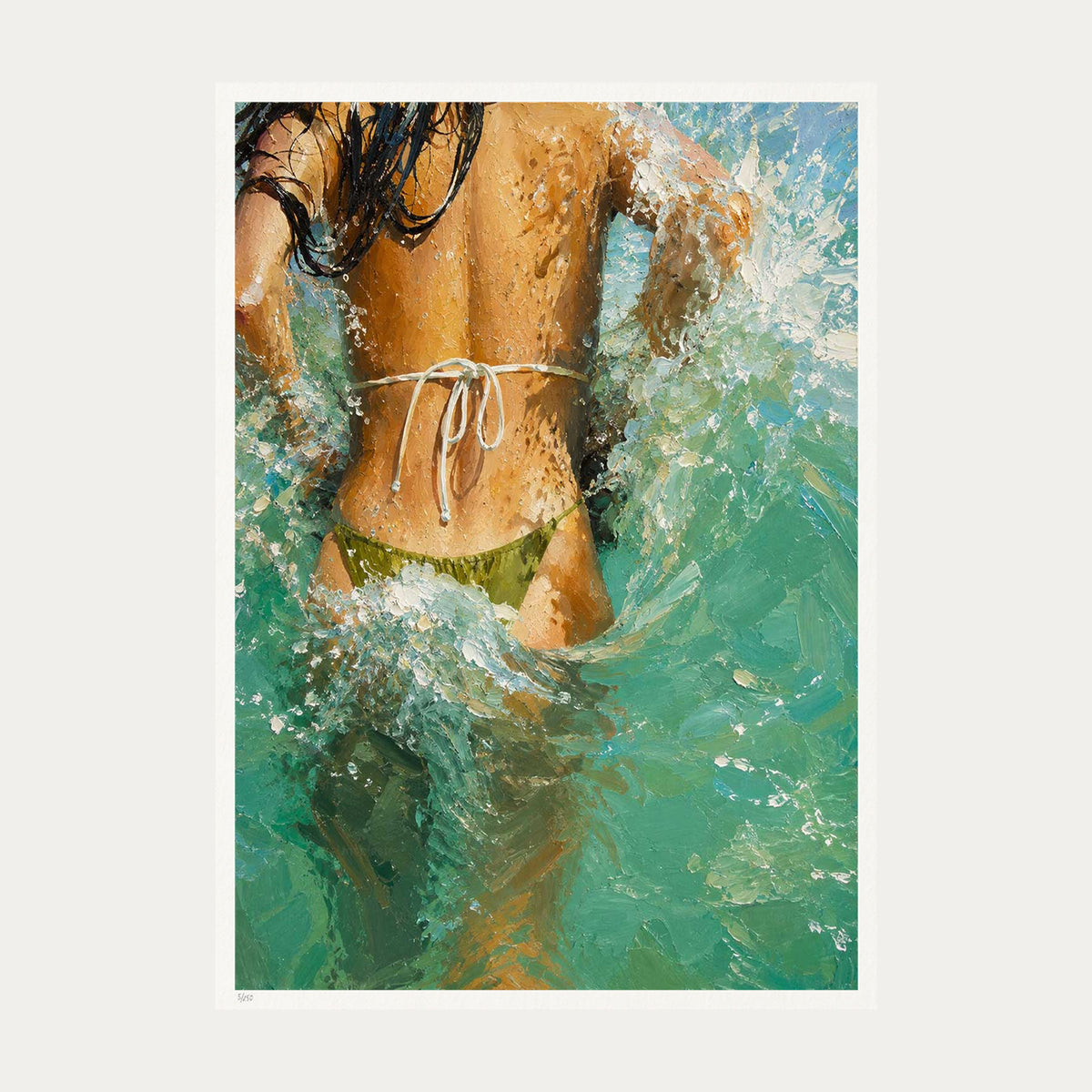 Swimming In Teal | Limited Edition Print — Print Only