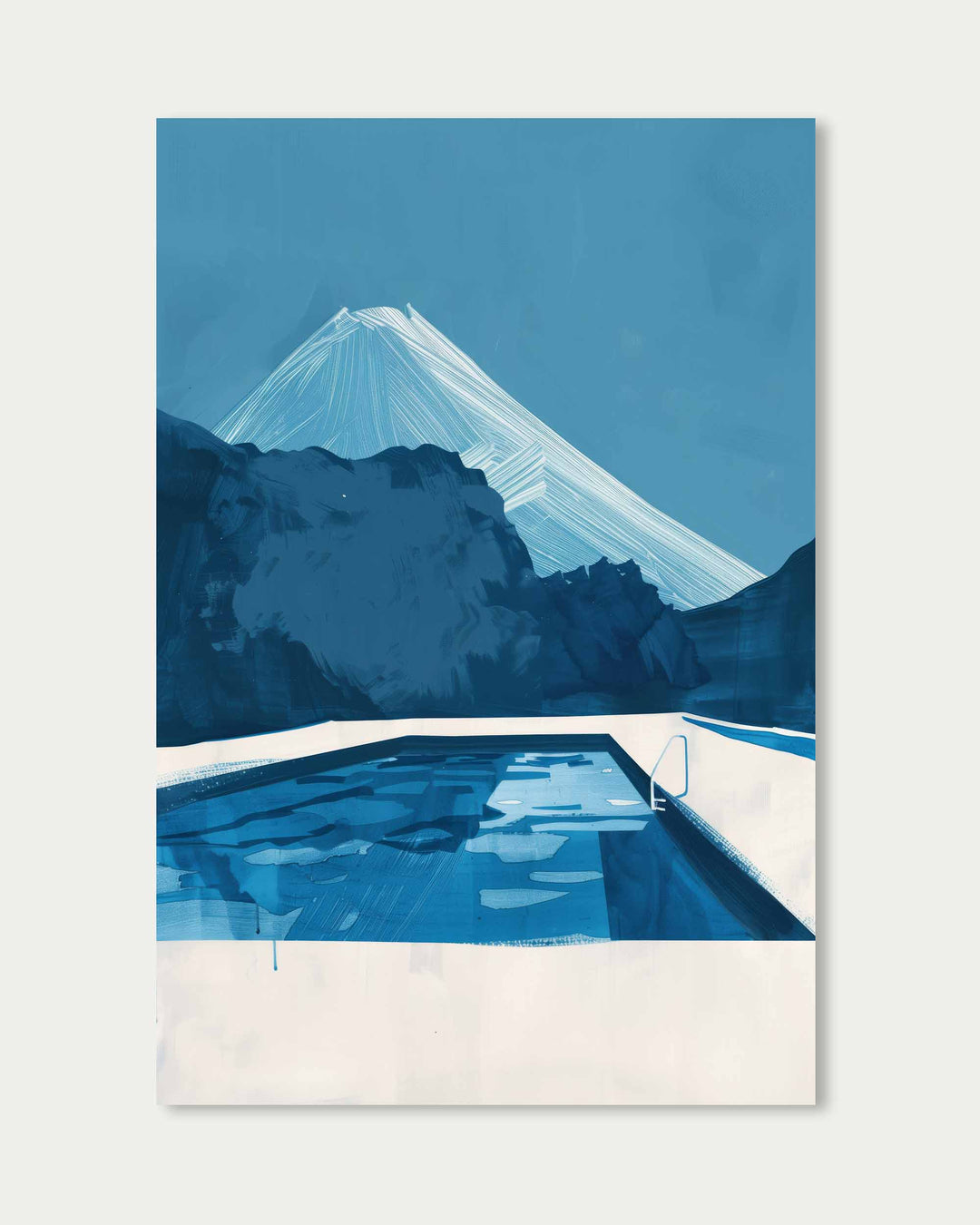 By The Pool Art Print