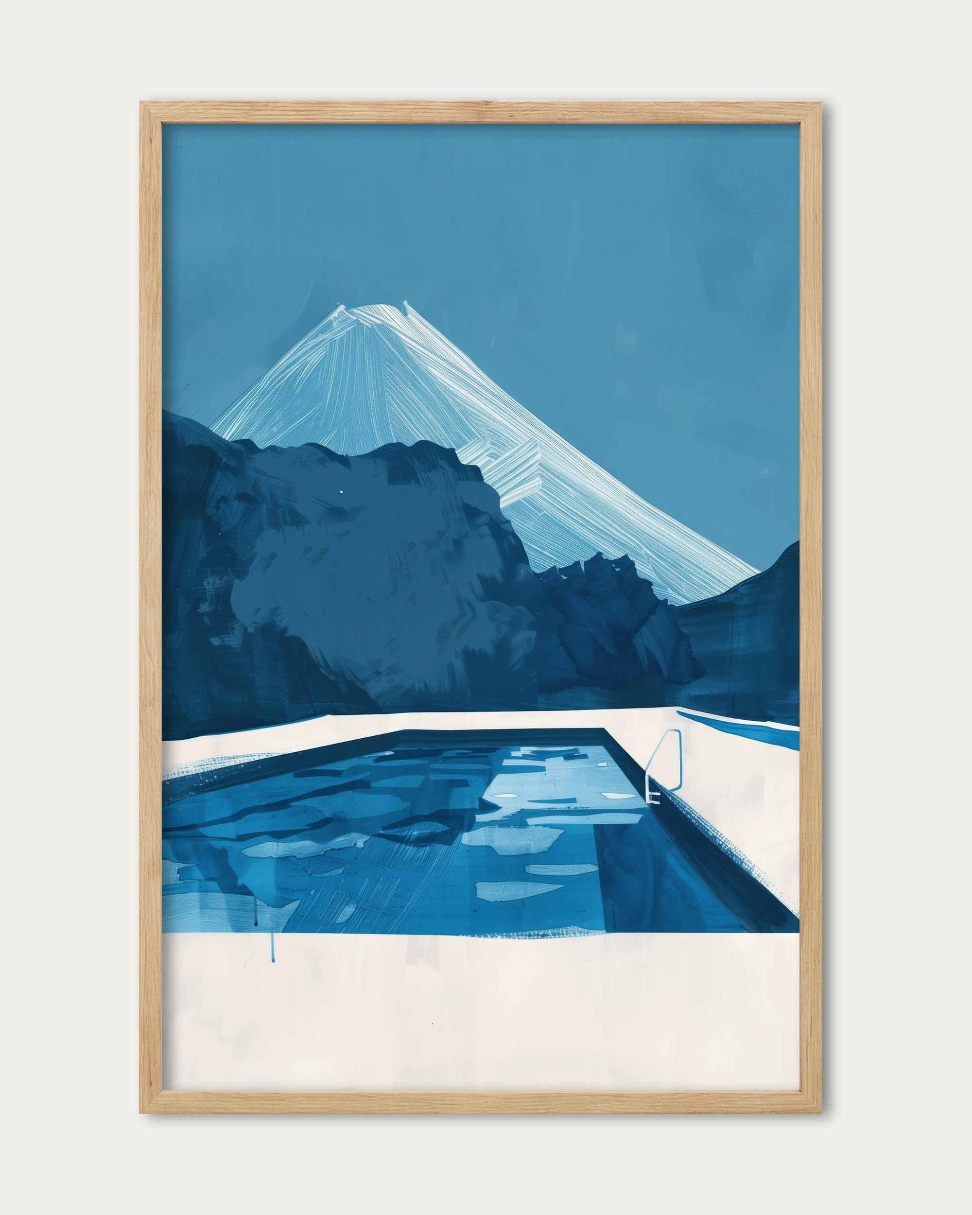By The Pool Art Print