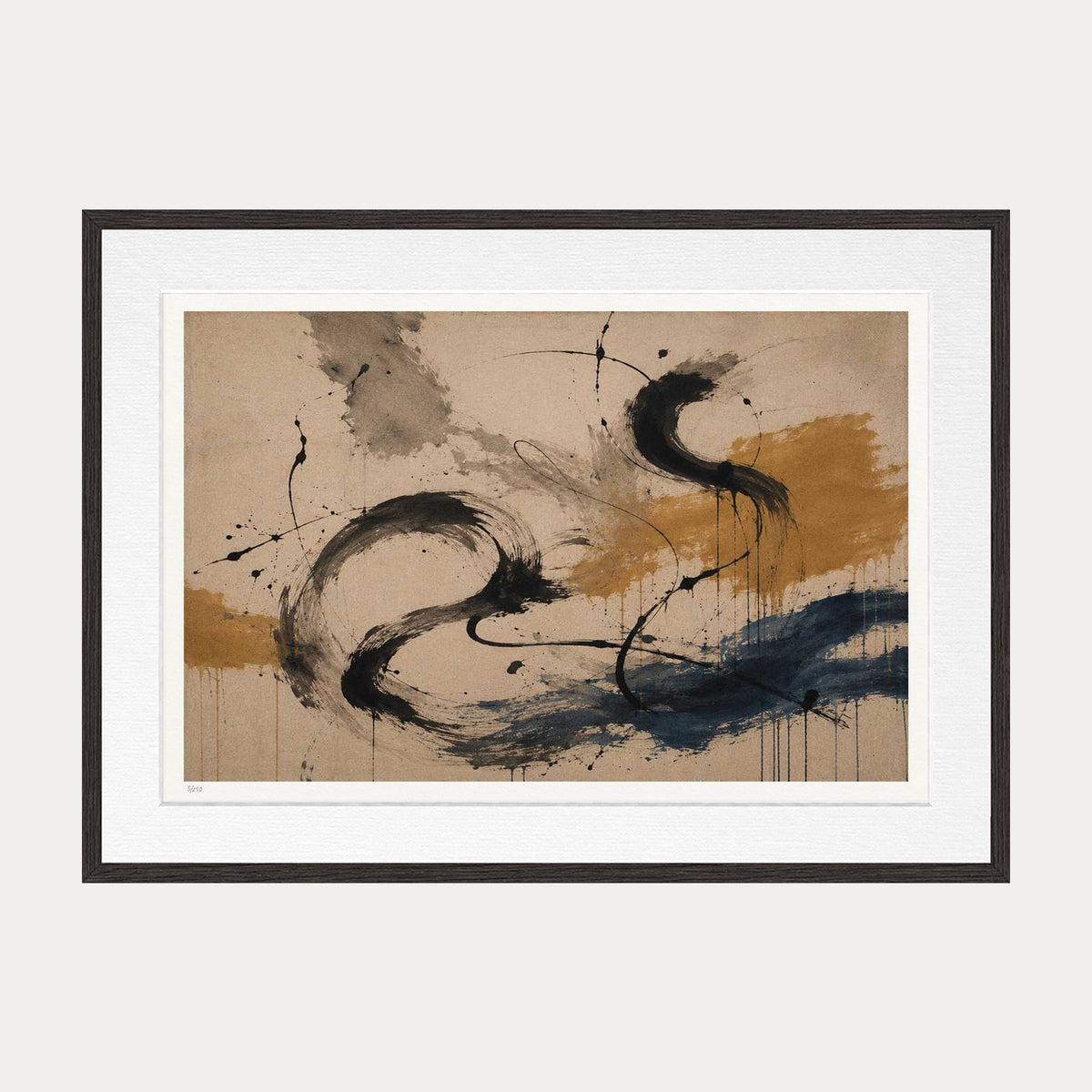 Symphony 2 | Limited Edition Print — Brown Frame
