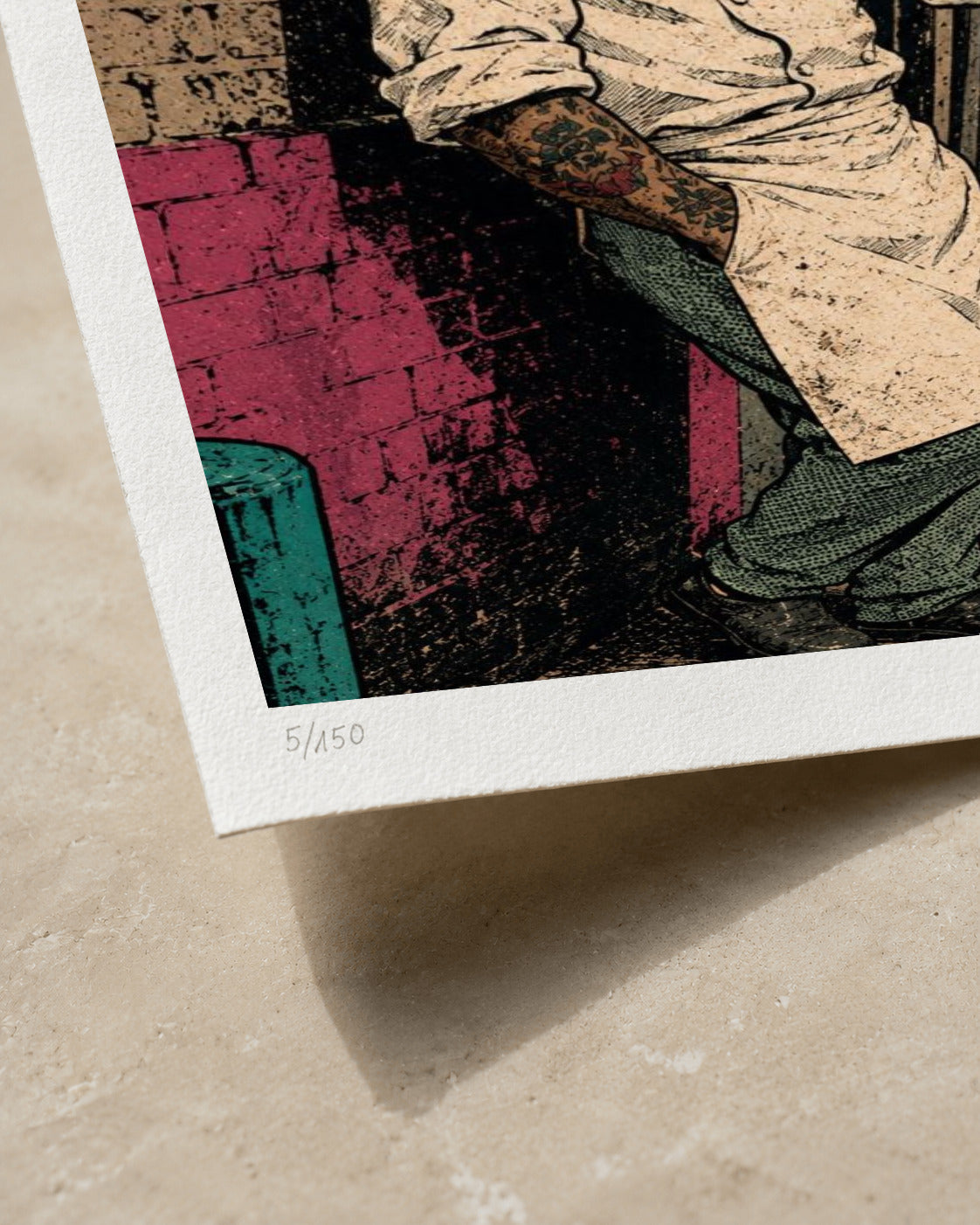 Taking A Break | Limited Edition Print — Close-up