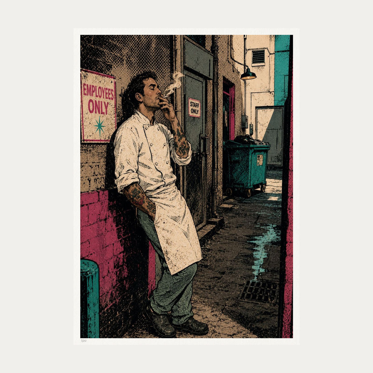 Taking A Break | Limited Edition Print — Print Only