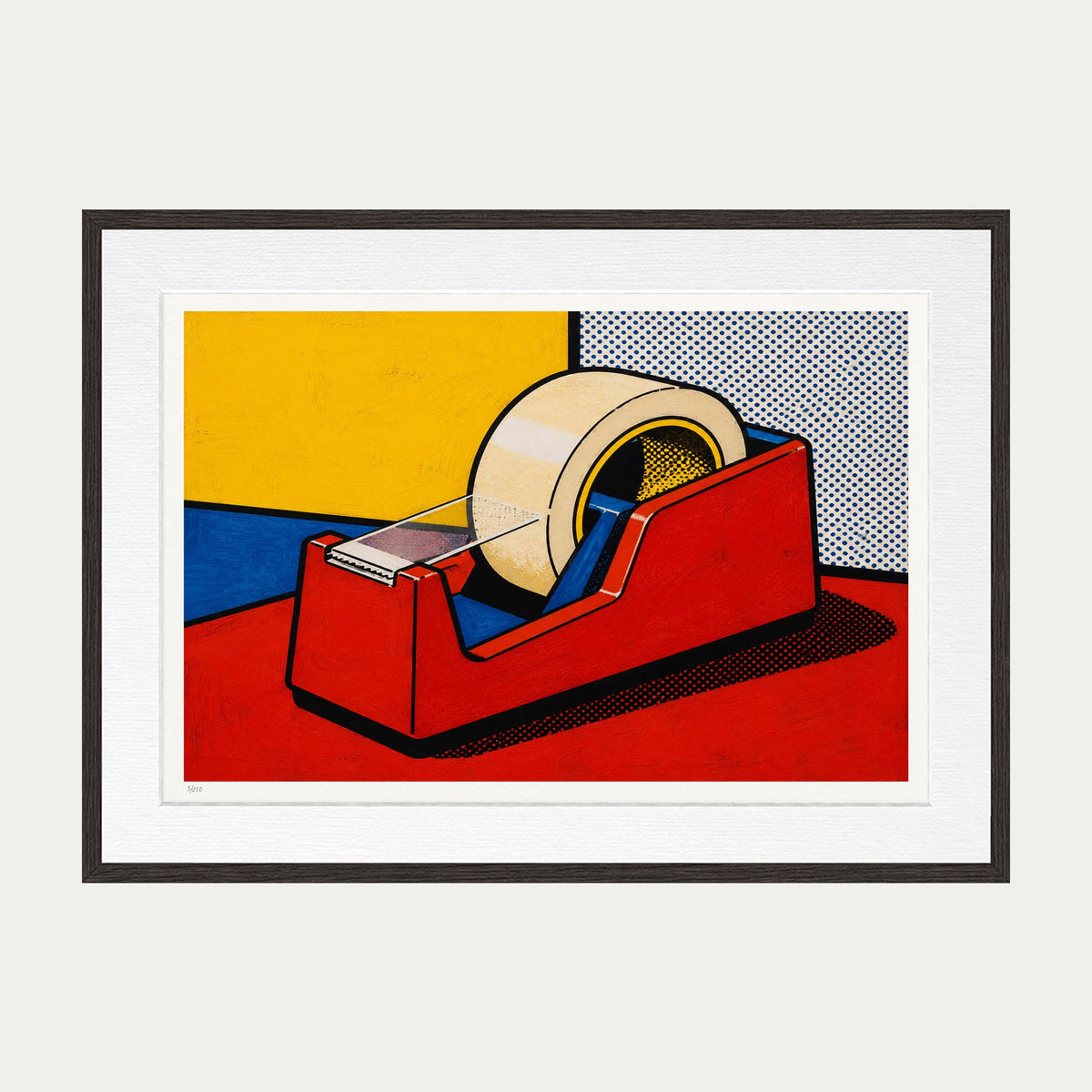 Tape | Limited Edition Print — Brown Frame