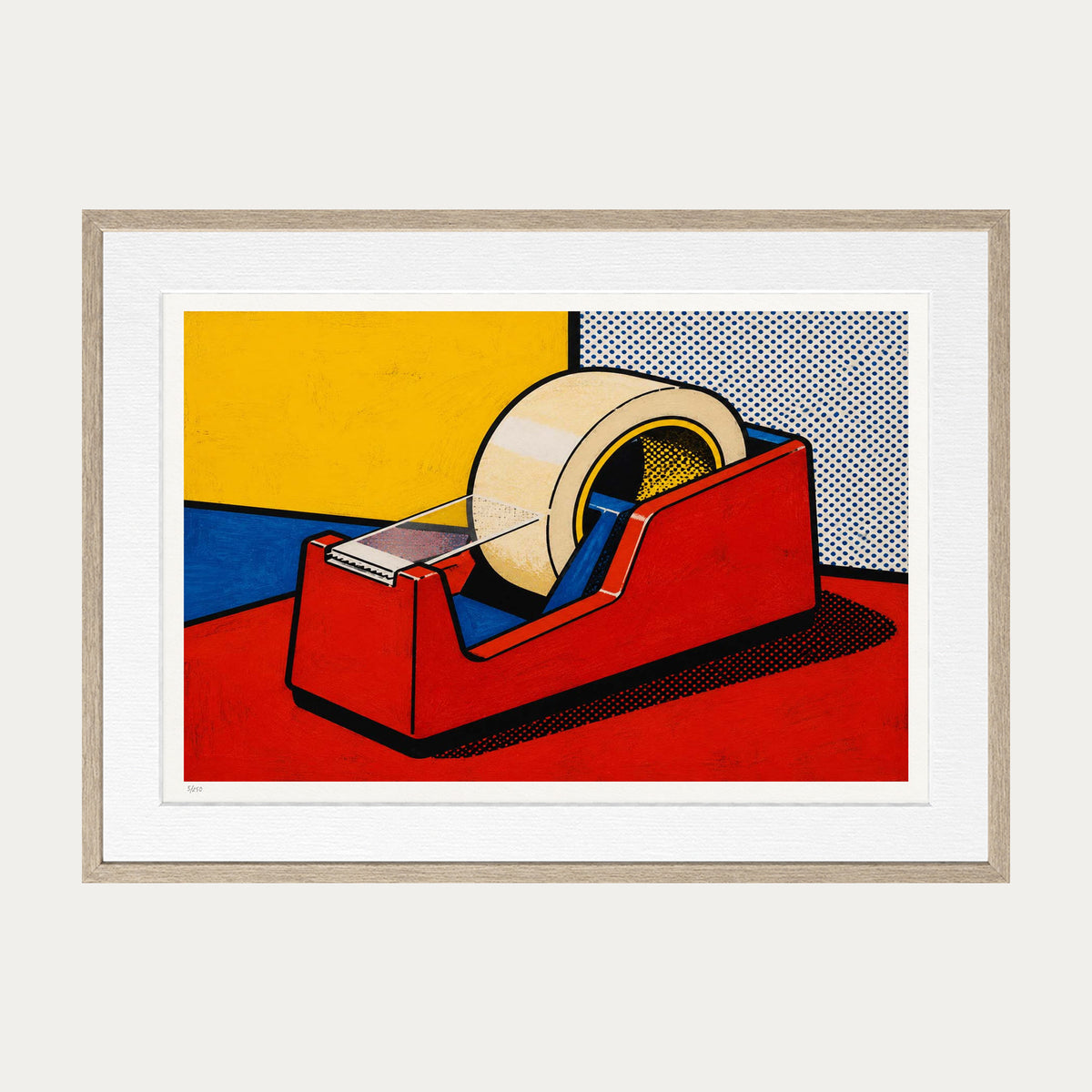 Tape | Limited Edition Print — Oak Frame