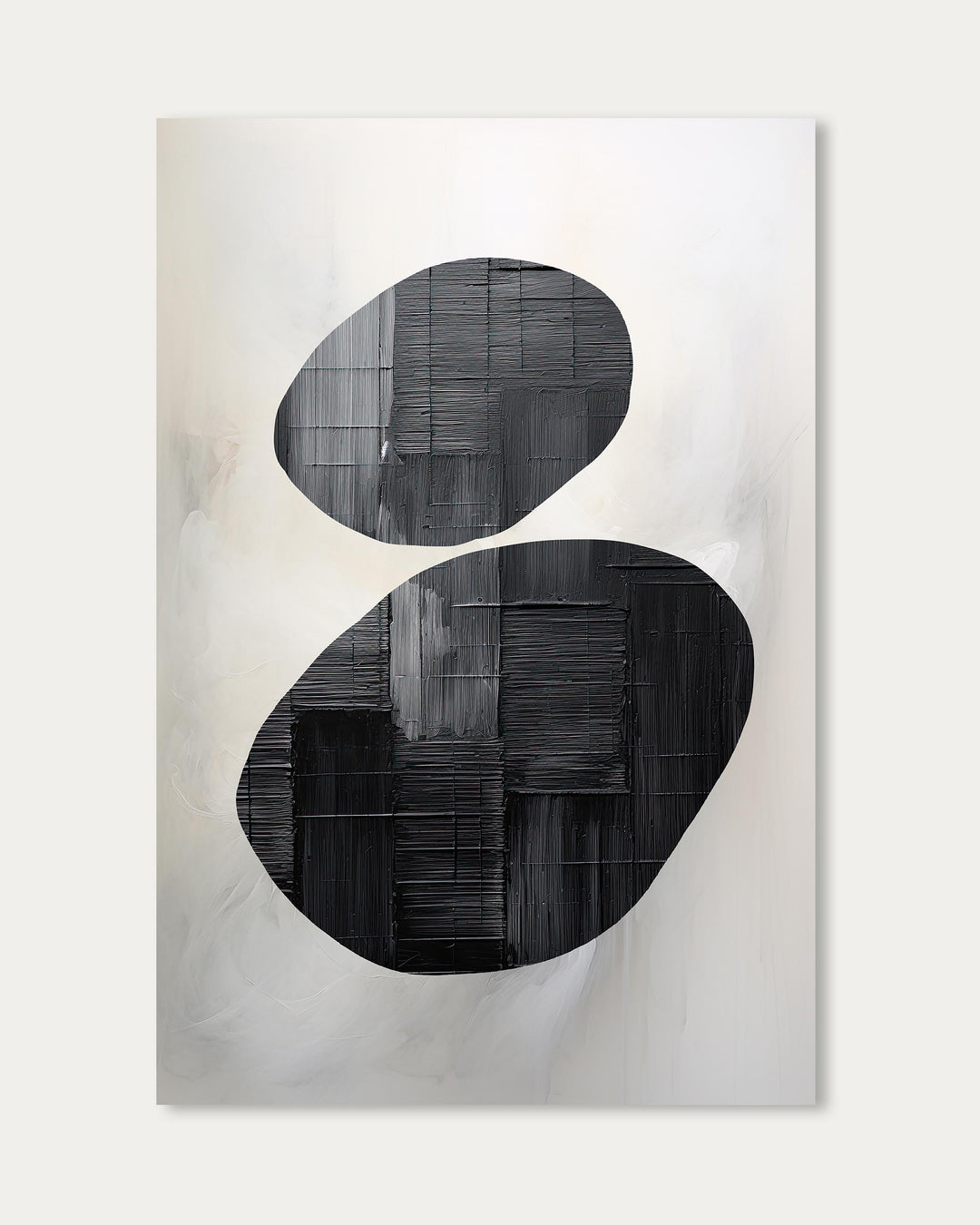 Gliding Through Abstract Art Print