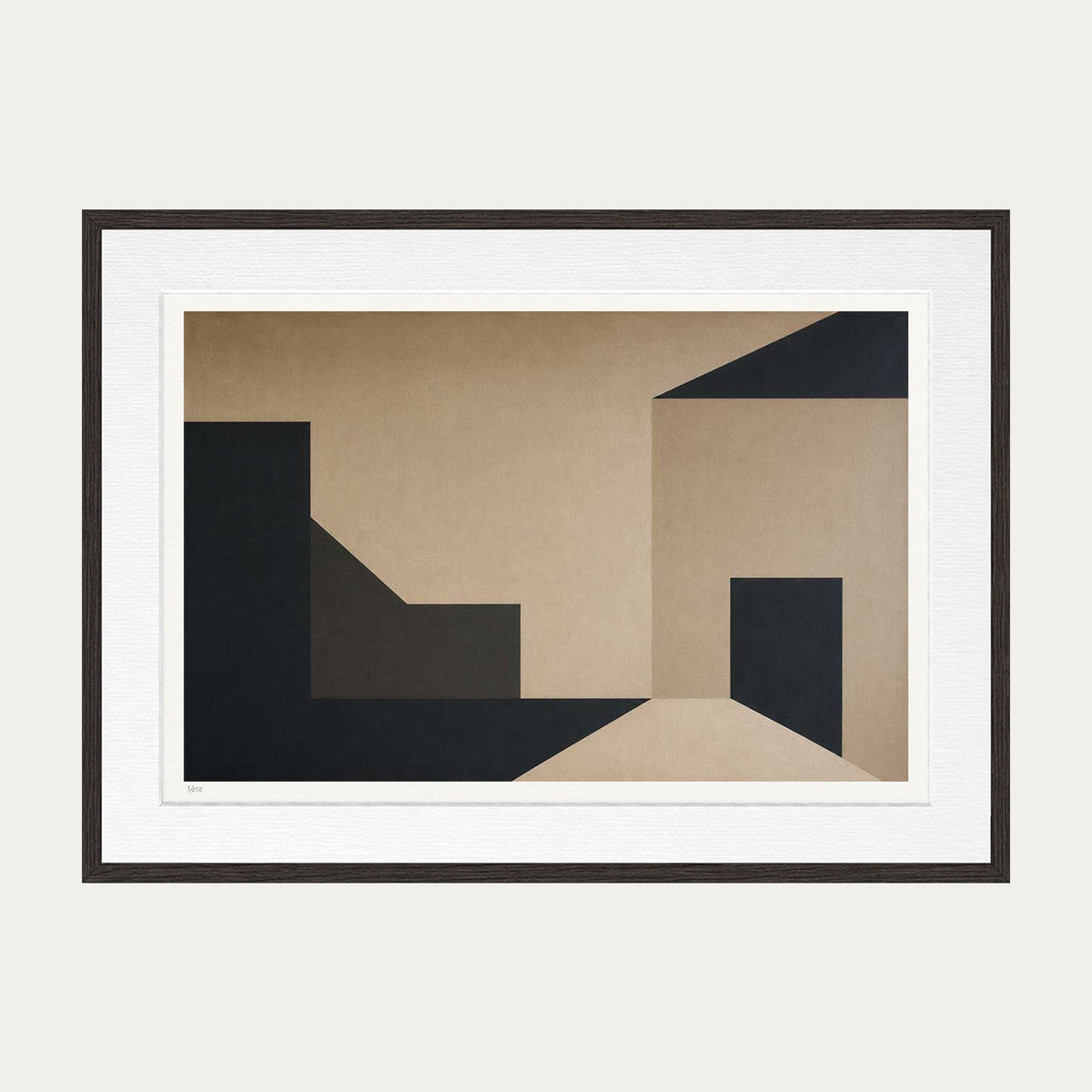 The House | Limited Edition Print — Brown Frame