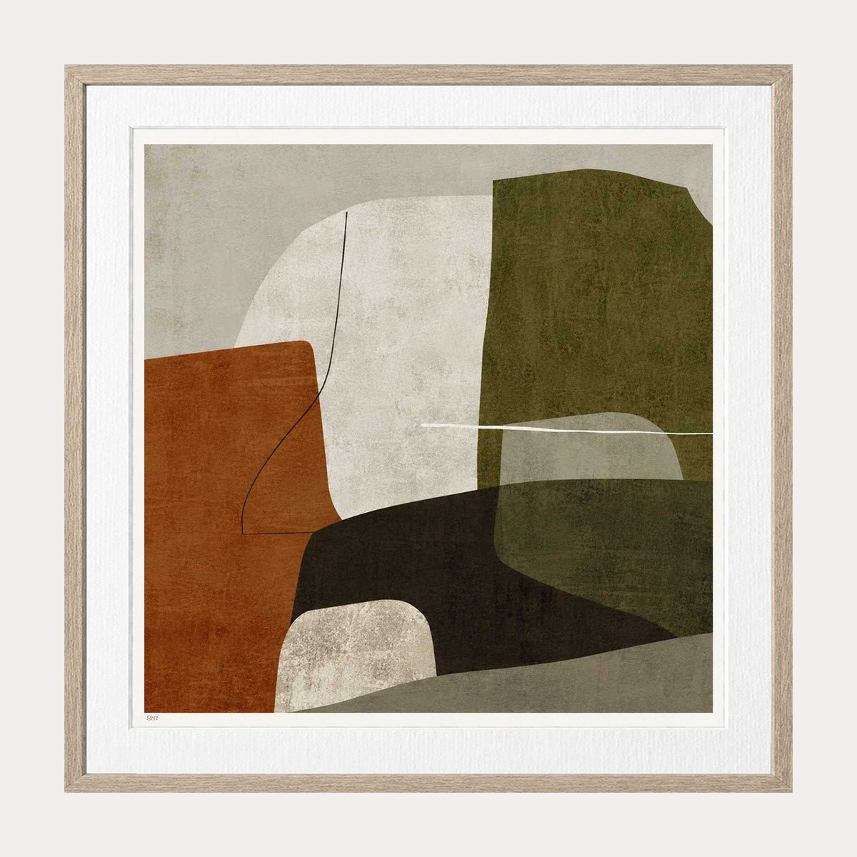 The Valley | Limited Edition Print — Oak Frame