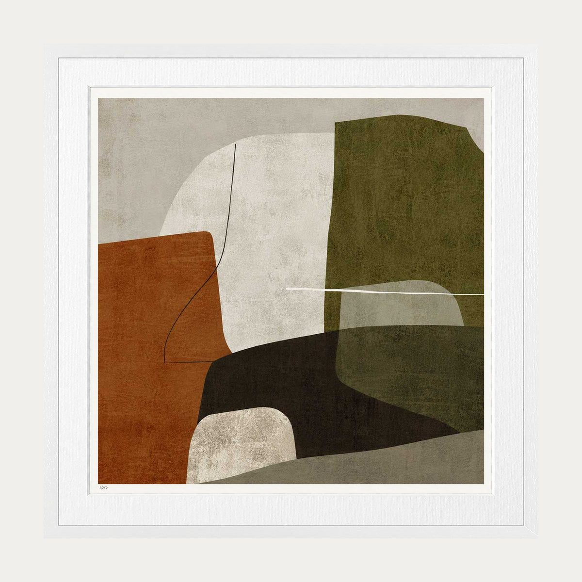 The Valley | Limited Edition Print — White Frame