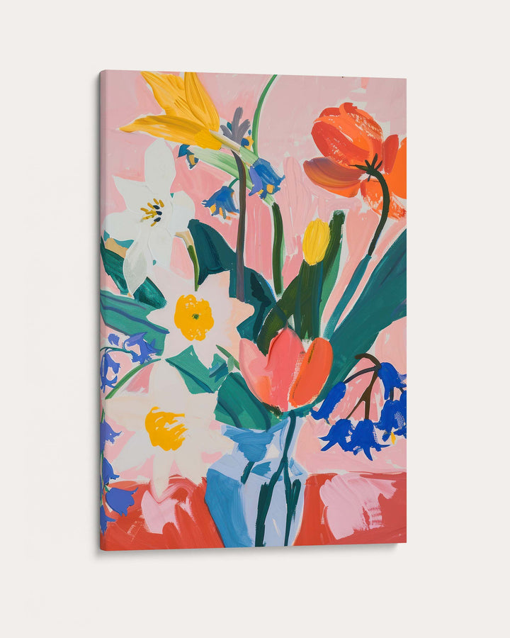 Colourful Flowers Wall Art