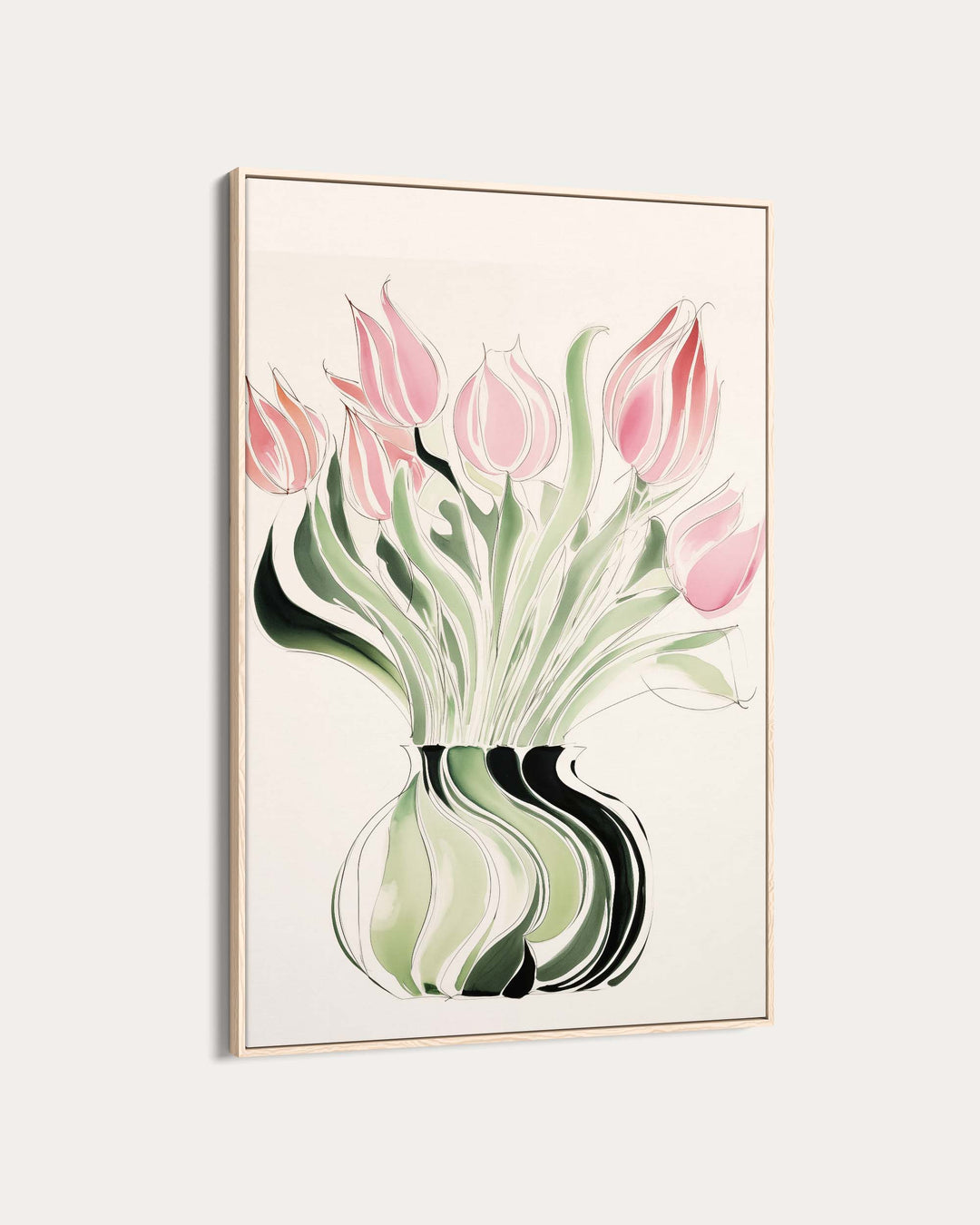 Pink Flowers Art Print