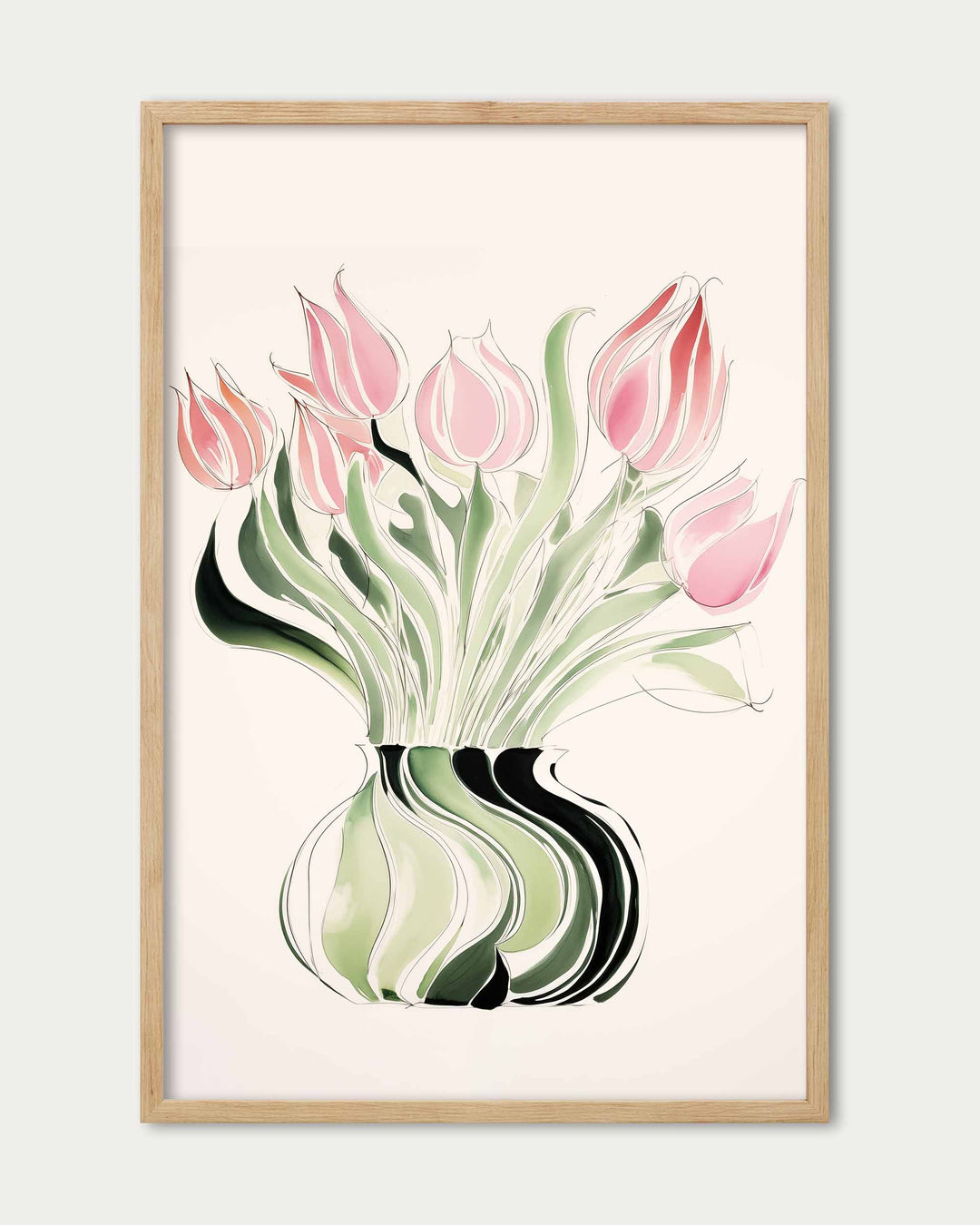 Pink Flowers Art Print