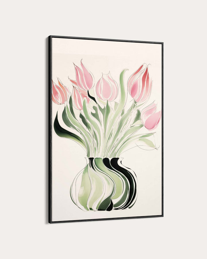 Pink Flowers Art Print