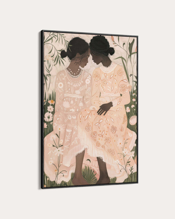 Floral Dress Art Print