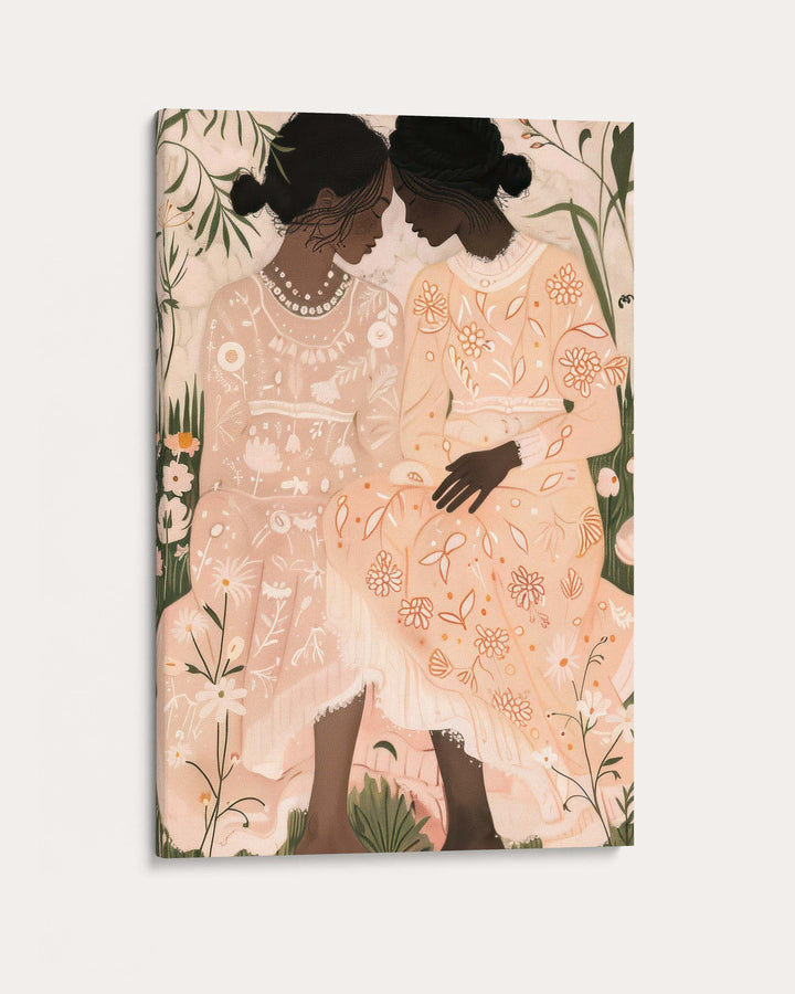 Floral Dress Art Print