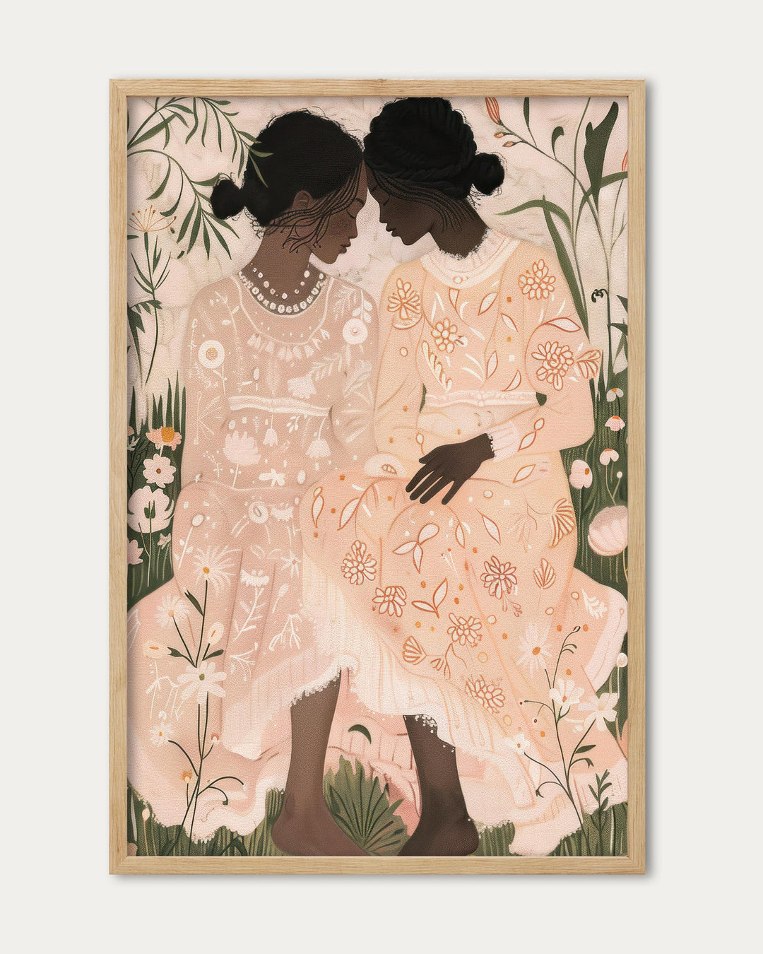 Floral Dress Art Print