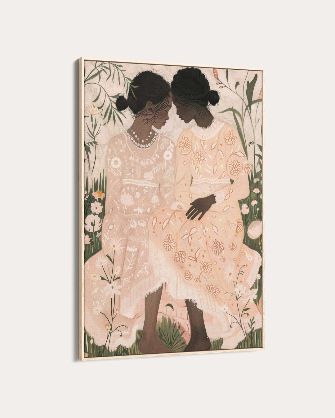 Floral Dress Art Print