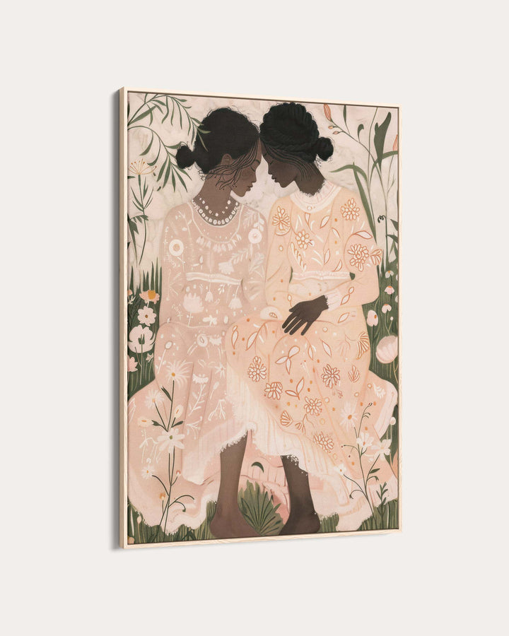 Floral Dress Art Print