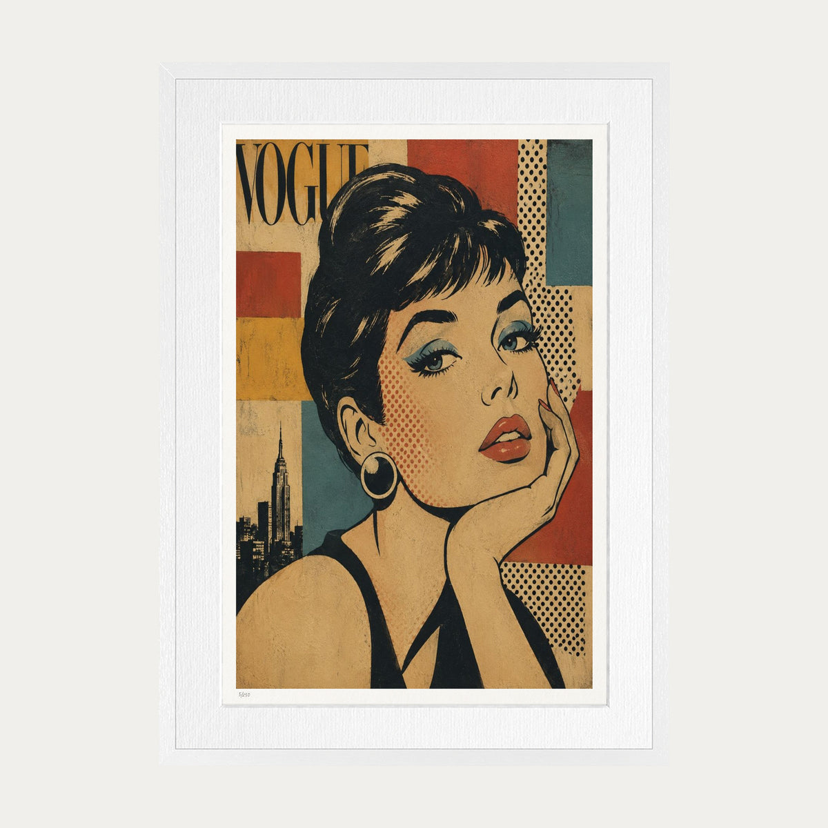 Vague | Limited Edition Print — White Frame