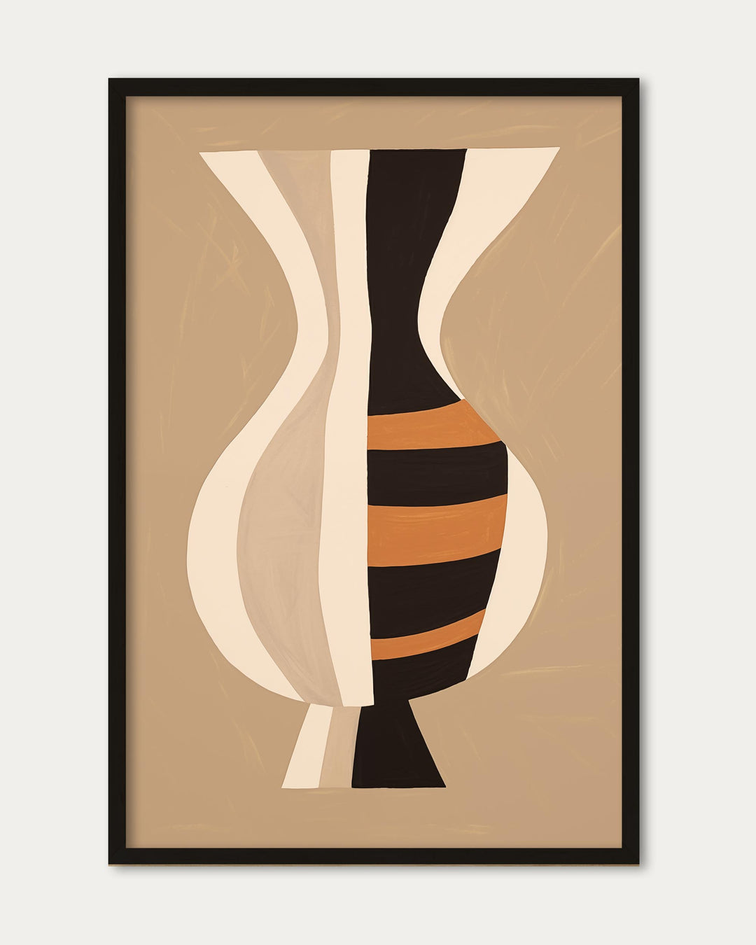 Stripes On Clay Art Print
