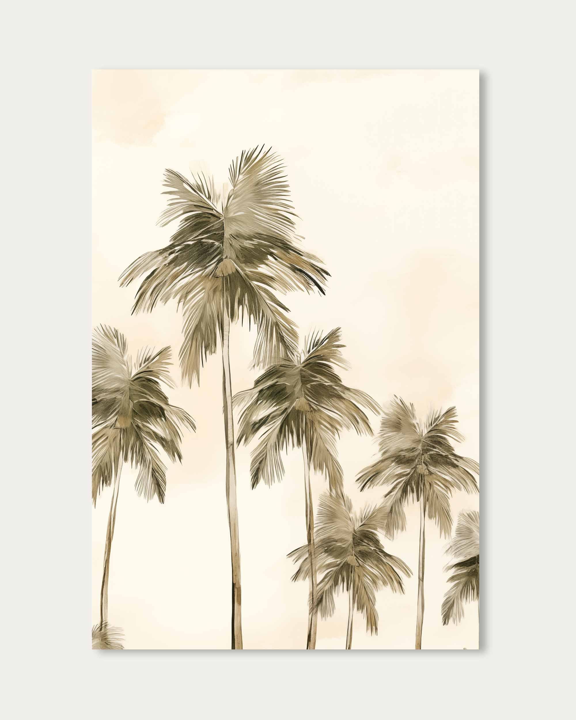 California Palms Wall Art Print